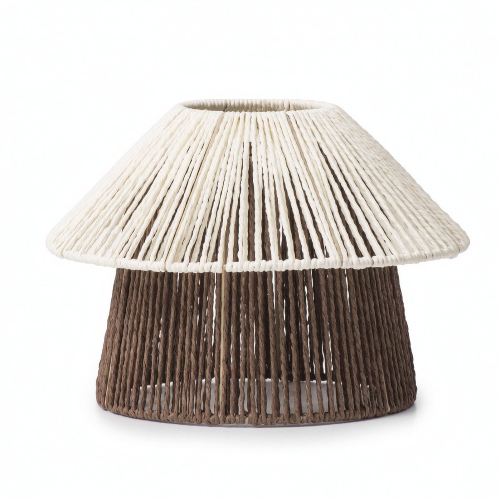 Set of 4 Bicolor Paper Cord Lampshade