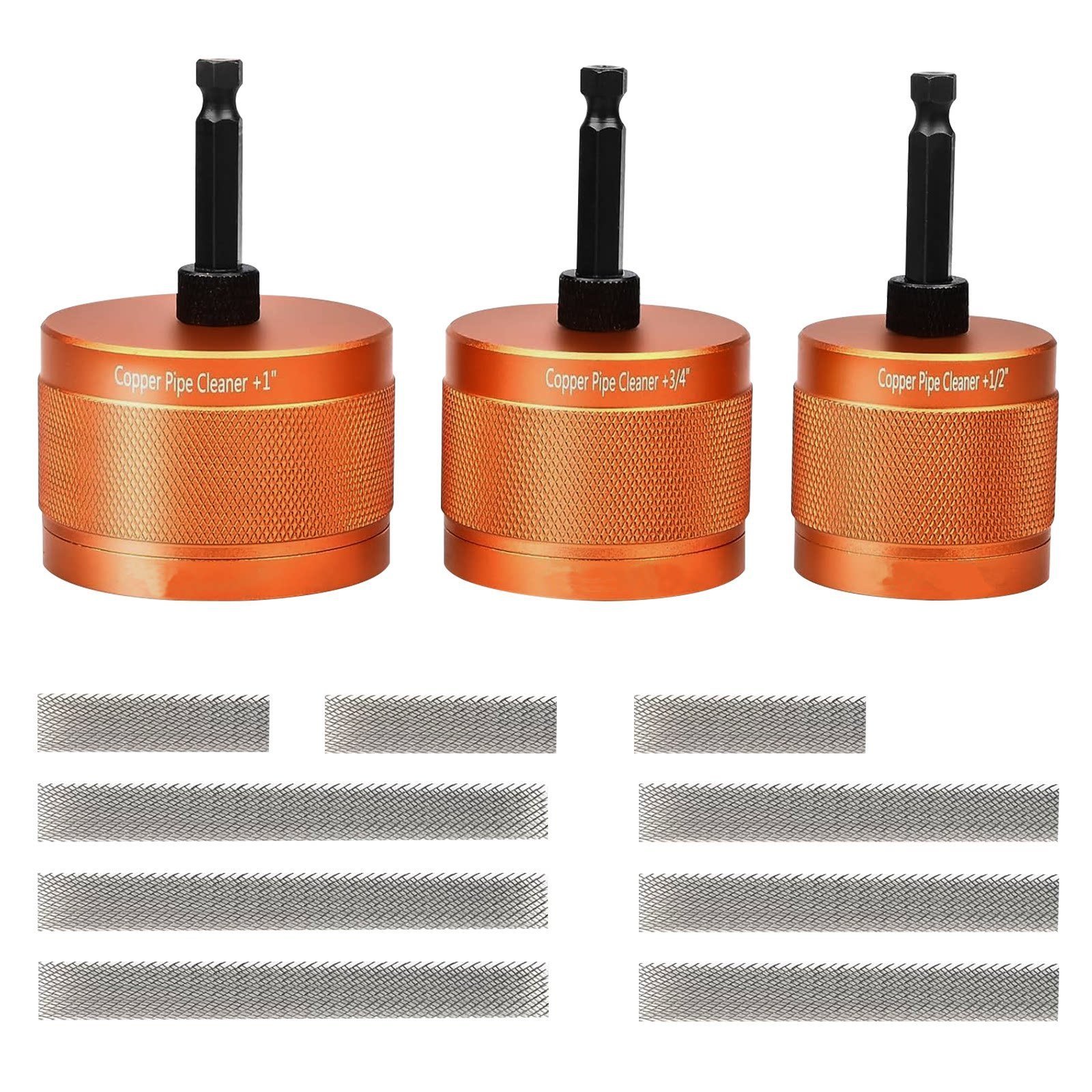 3-Piece Copper Pipe Cleaner Set