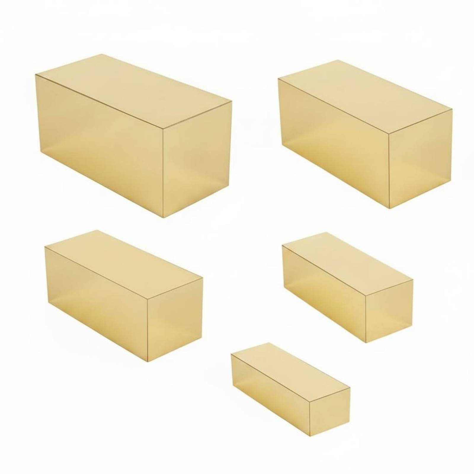 5 Pieces Acrylic Display Riser Set