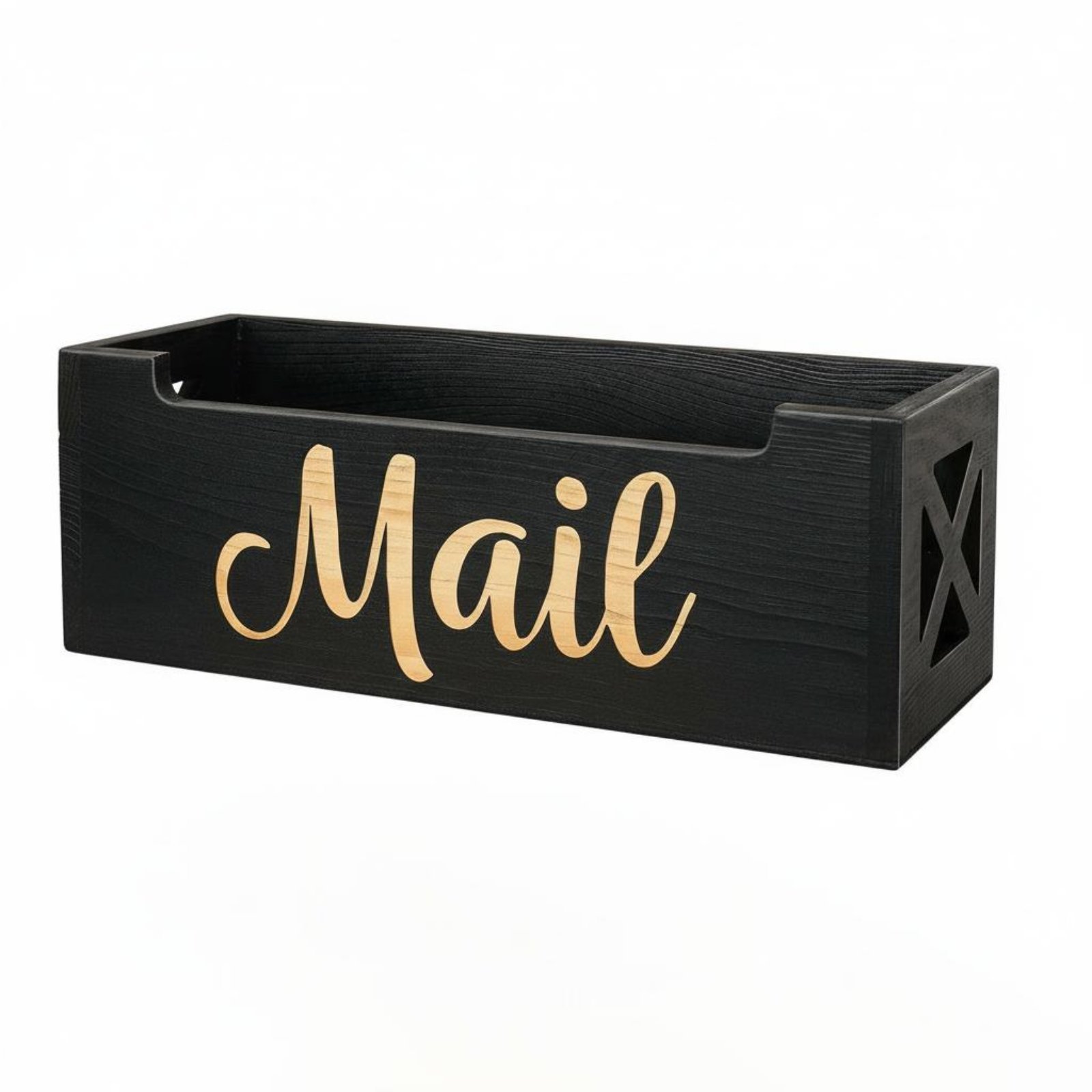 Wooden Wall Mail Organizer