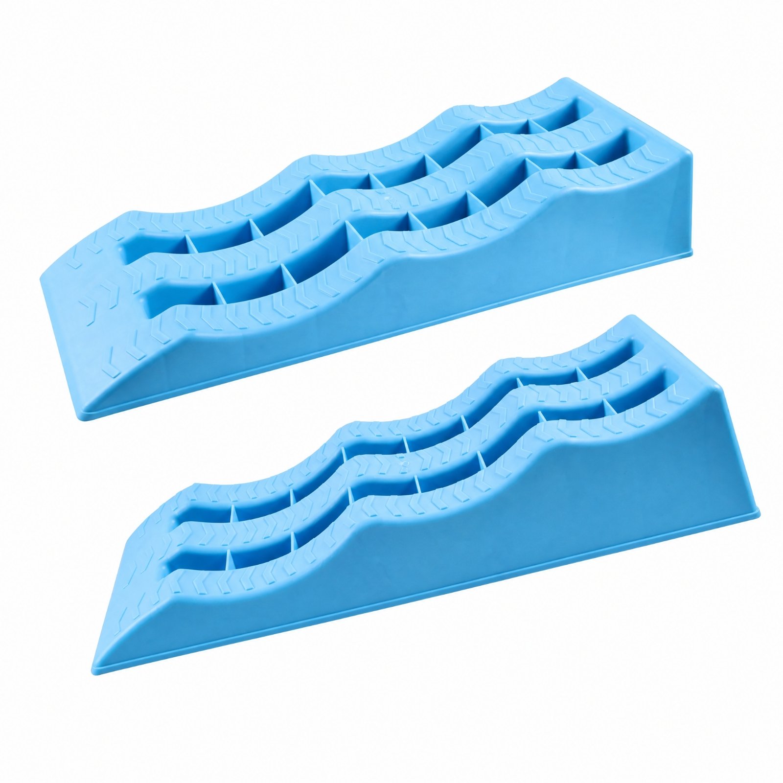 2-Piece Wave-Shaped Tire Ramp