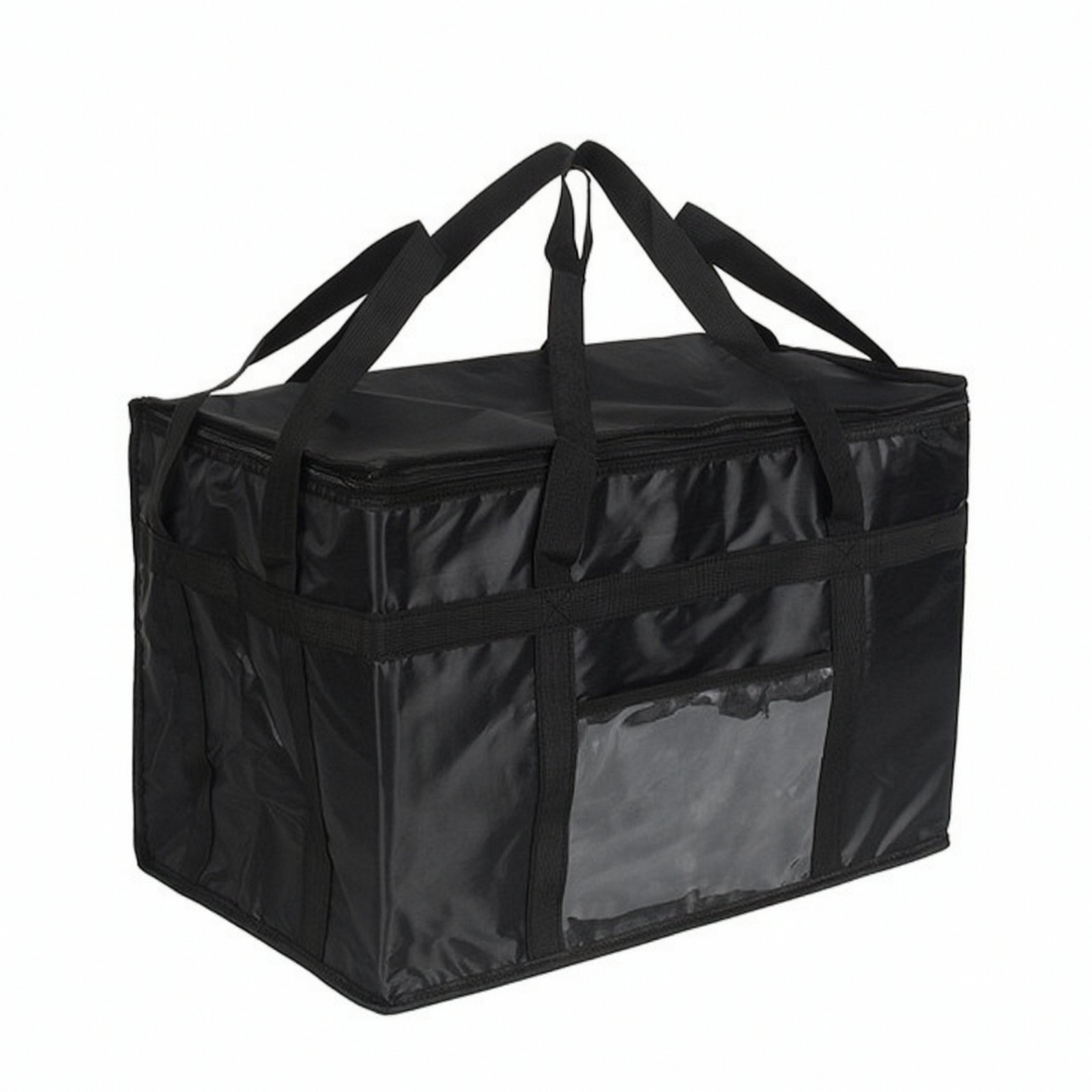 Insulated Food Delivery Bag – Black