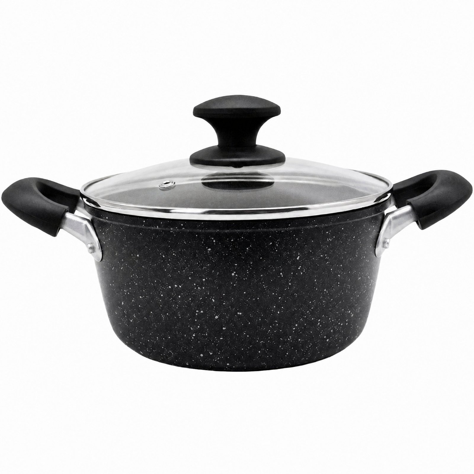 Aluminum Soup Pot with Glass Lid