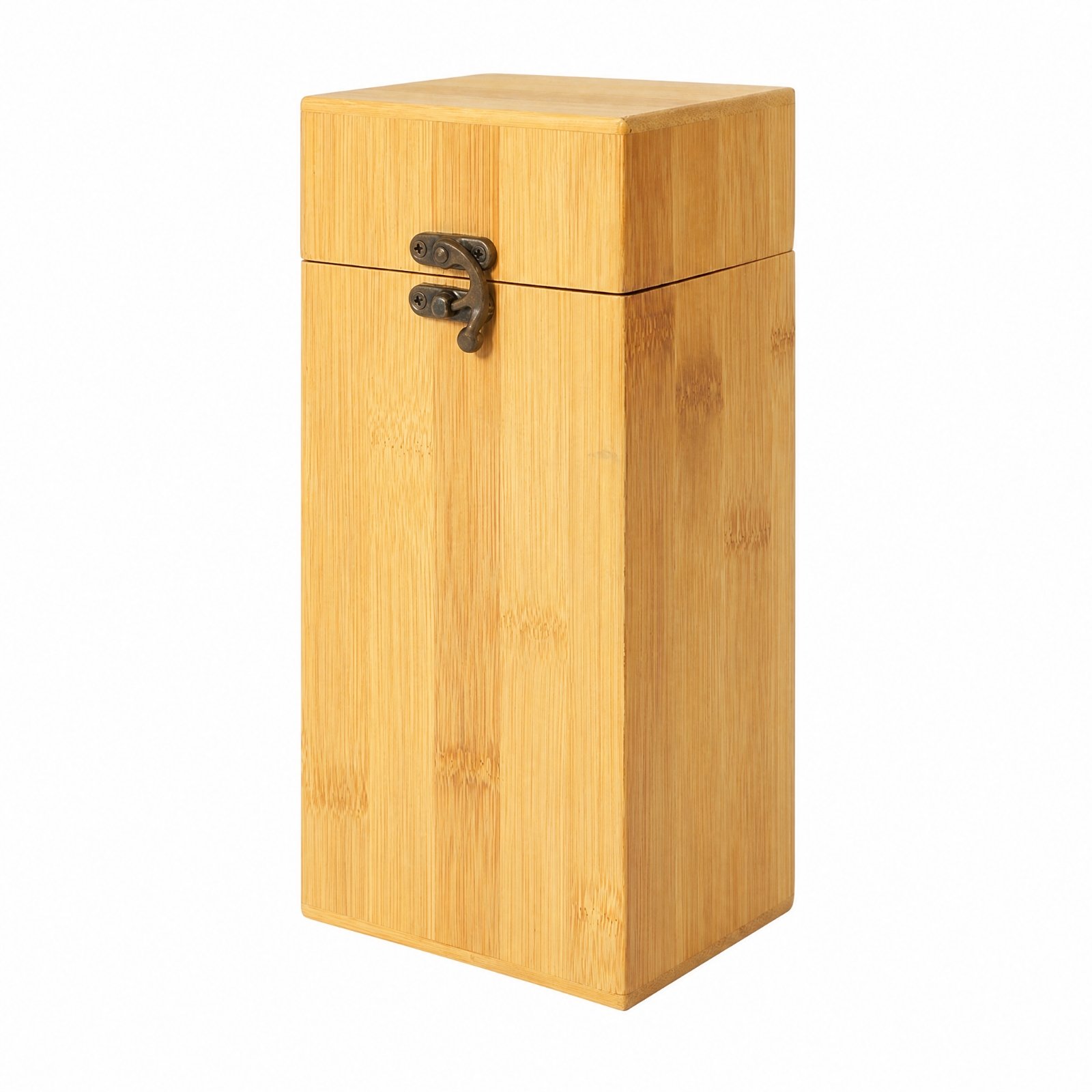 Bamboo Utensil Storage Bin