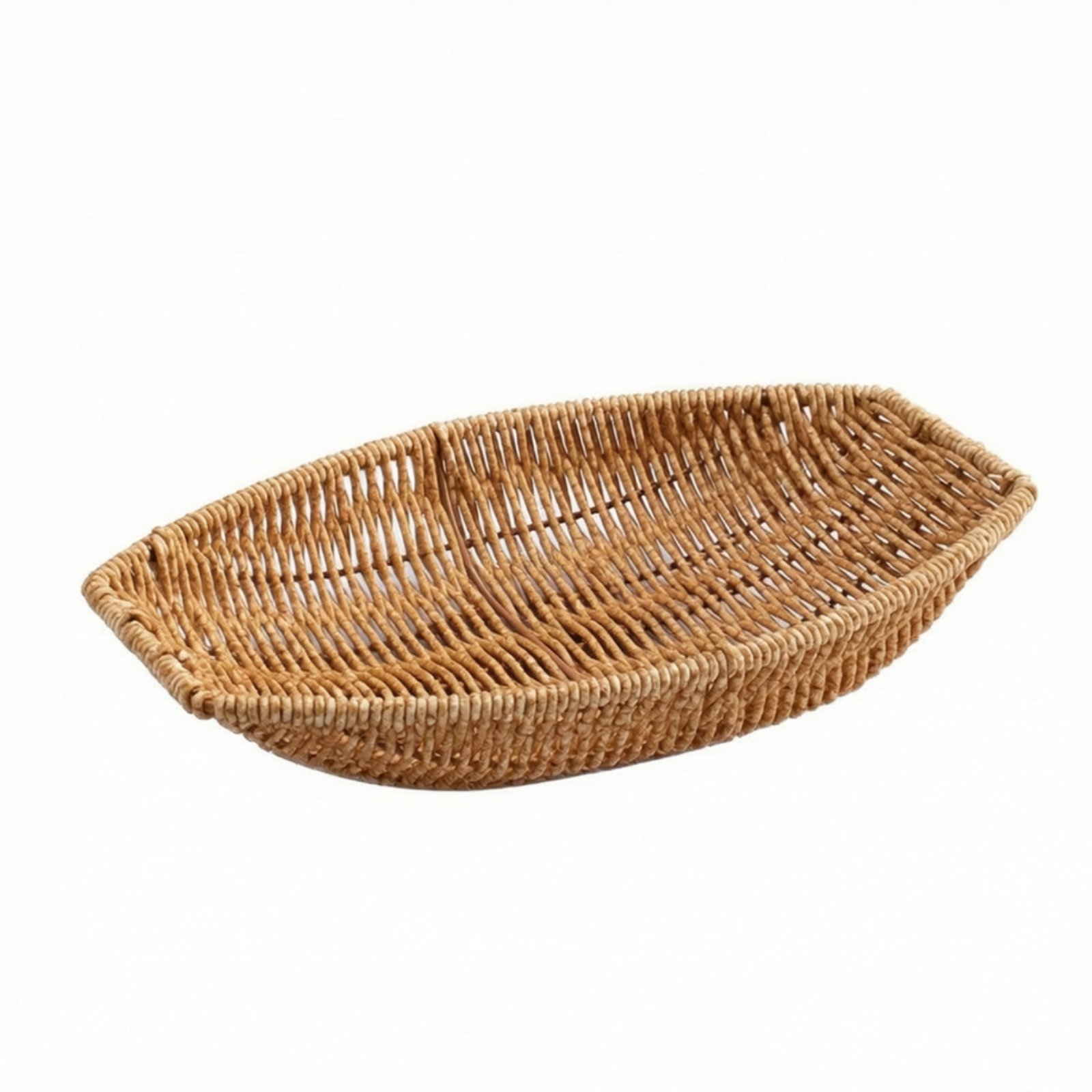 Woven Oval Fruit Basket