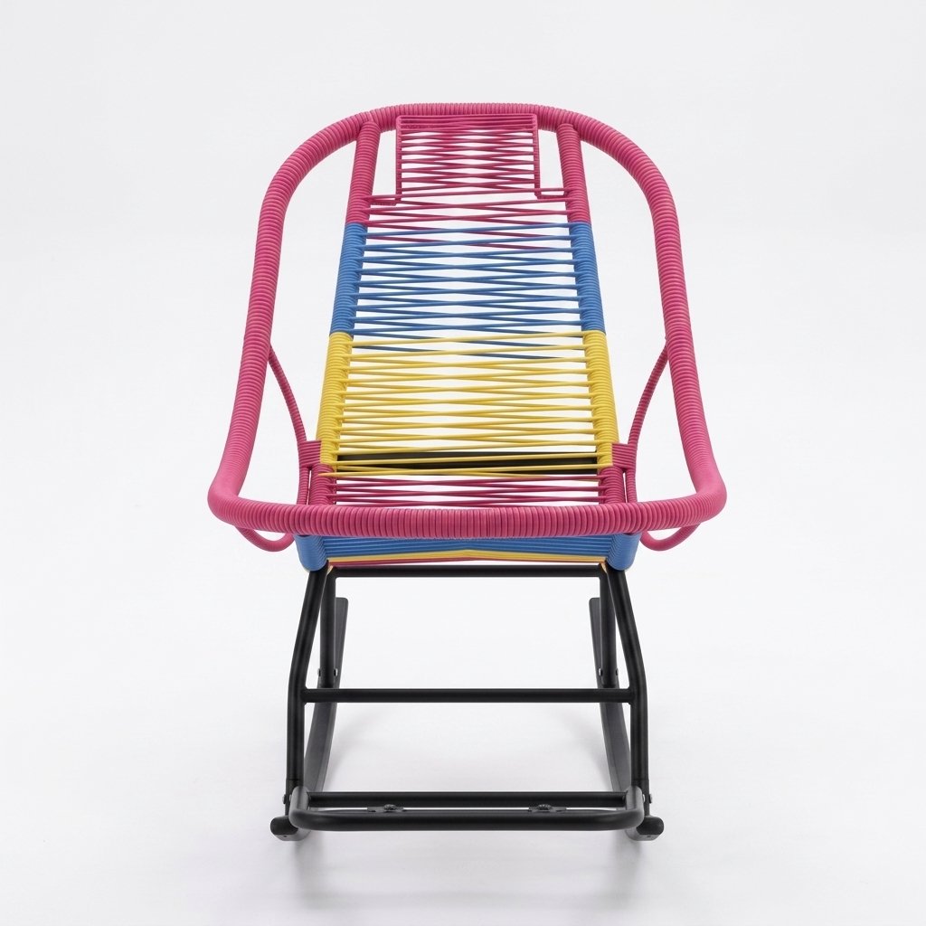 Foldable Rattan Rocking Chair