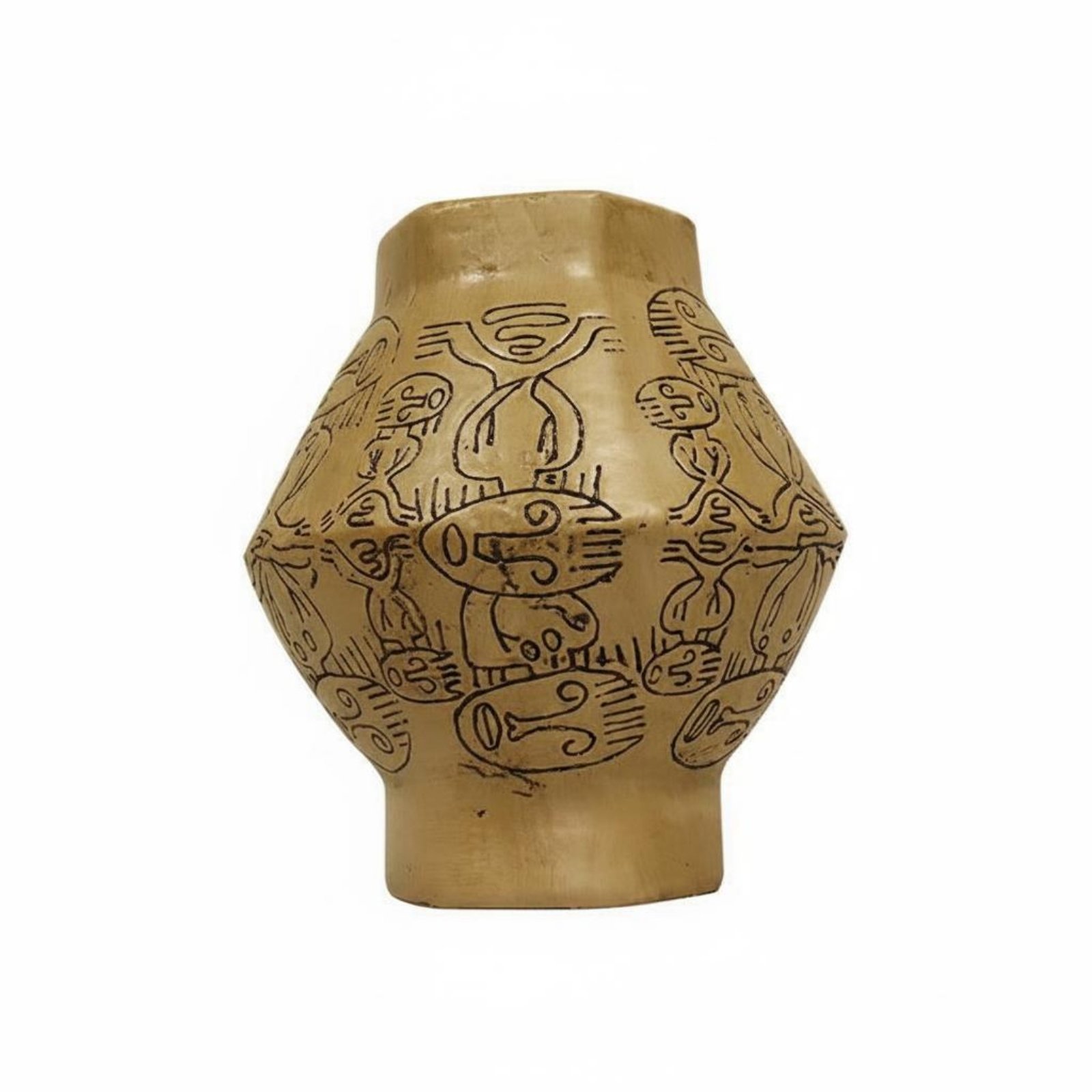 Hand Painted Resin Vase