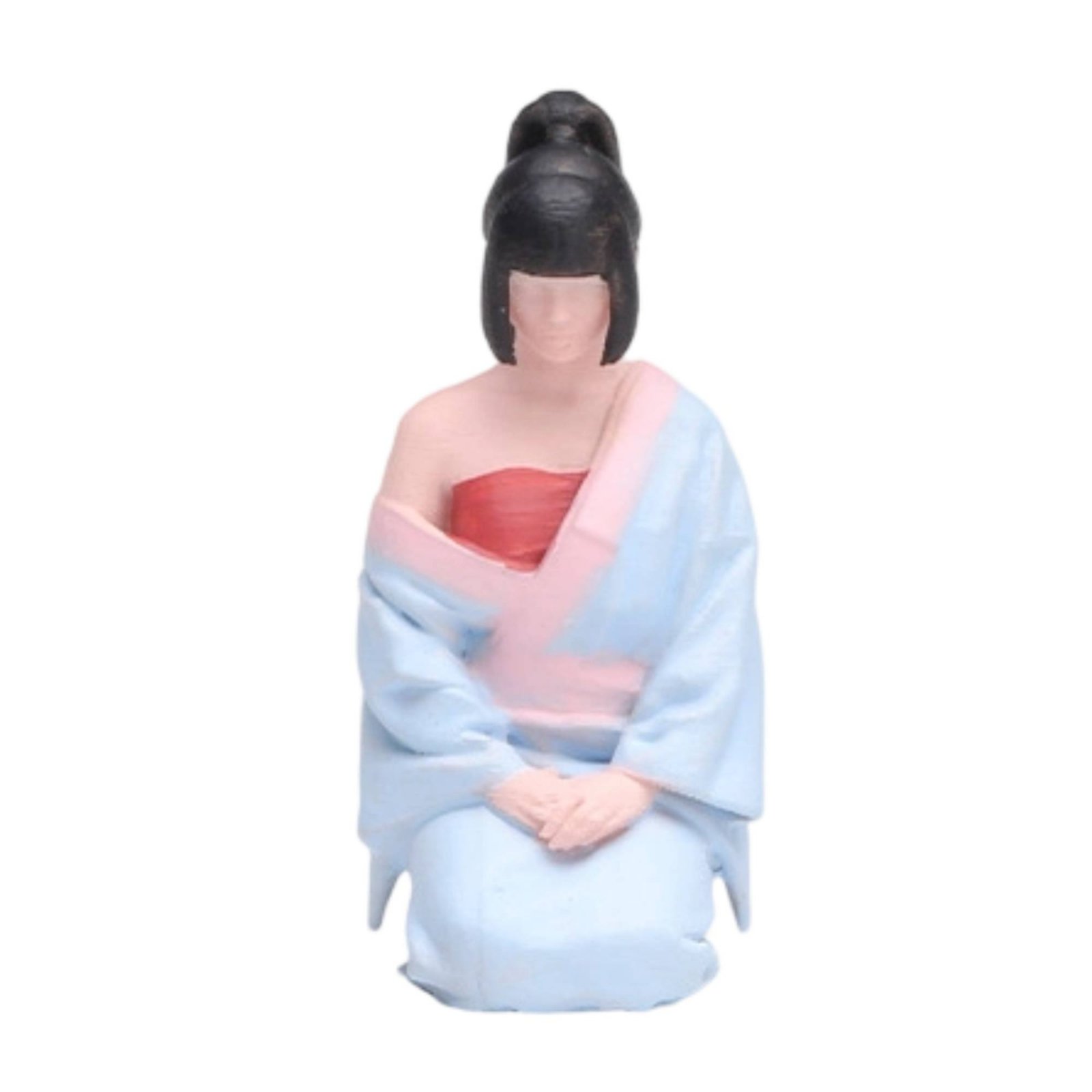 Kimono Girl Figurine Painted