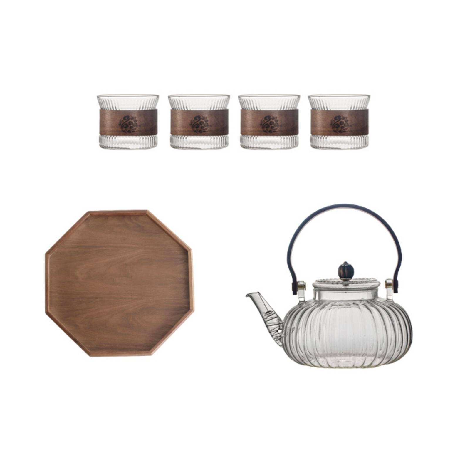 Heat-Resistant Glass Tea Set
