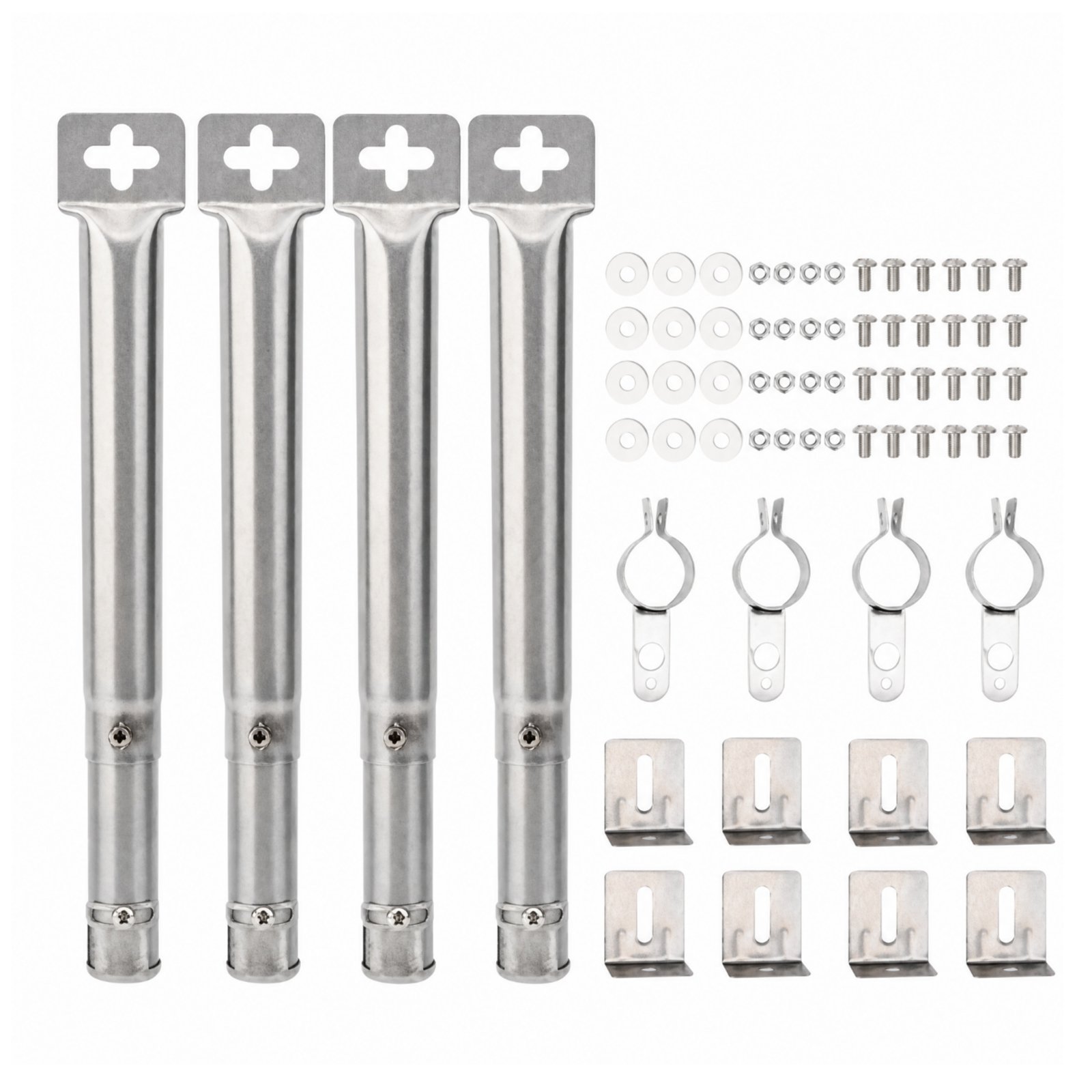 4-Piece Straight-Tube BBQ Burner