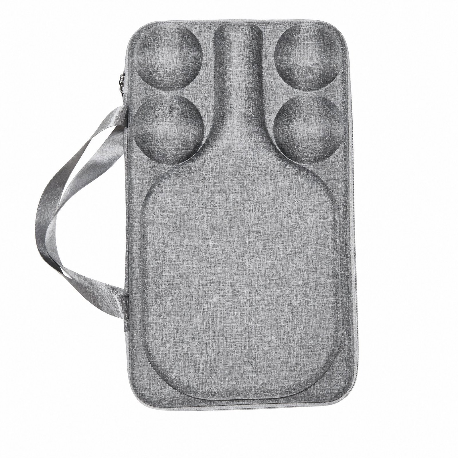 Pickleball Storage Case Molded Compartments