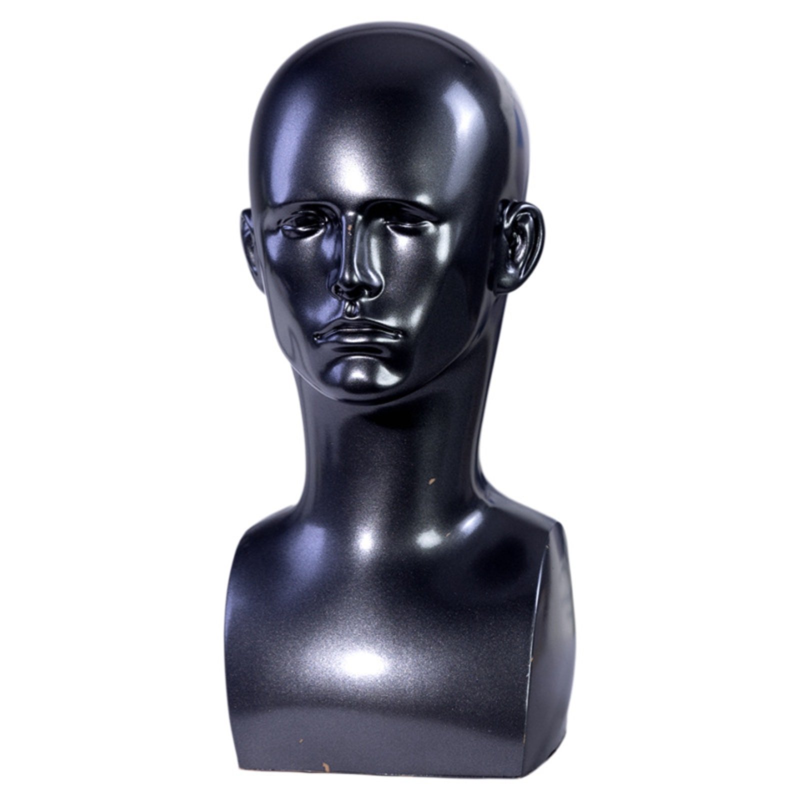 Reflective Mannequin Head with Shoulders