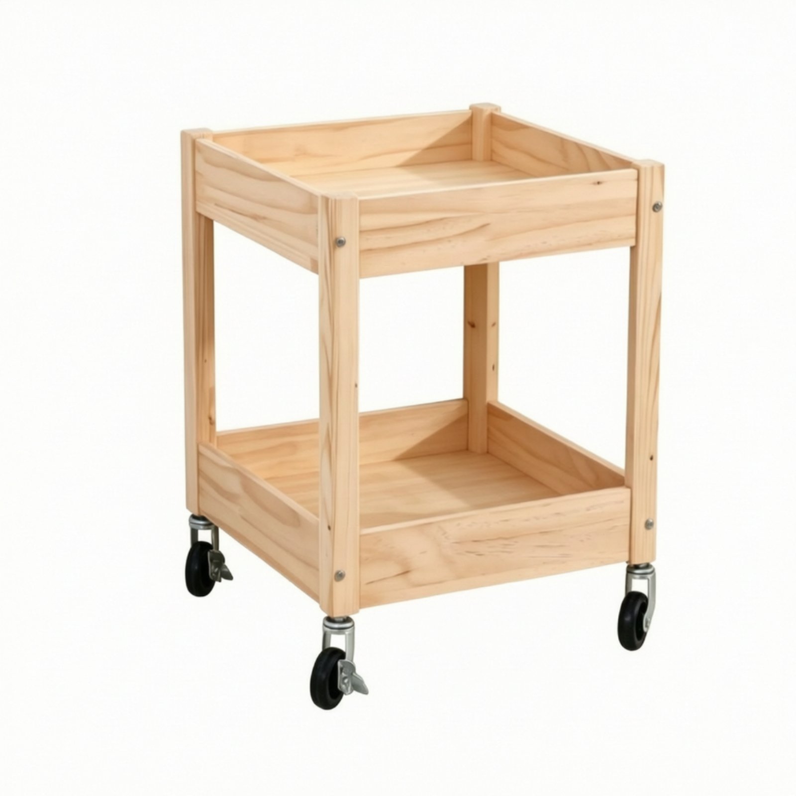 Lockable Wooden Storage Rack