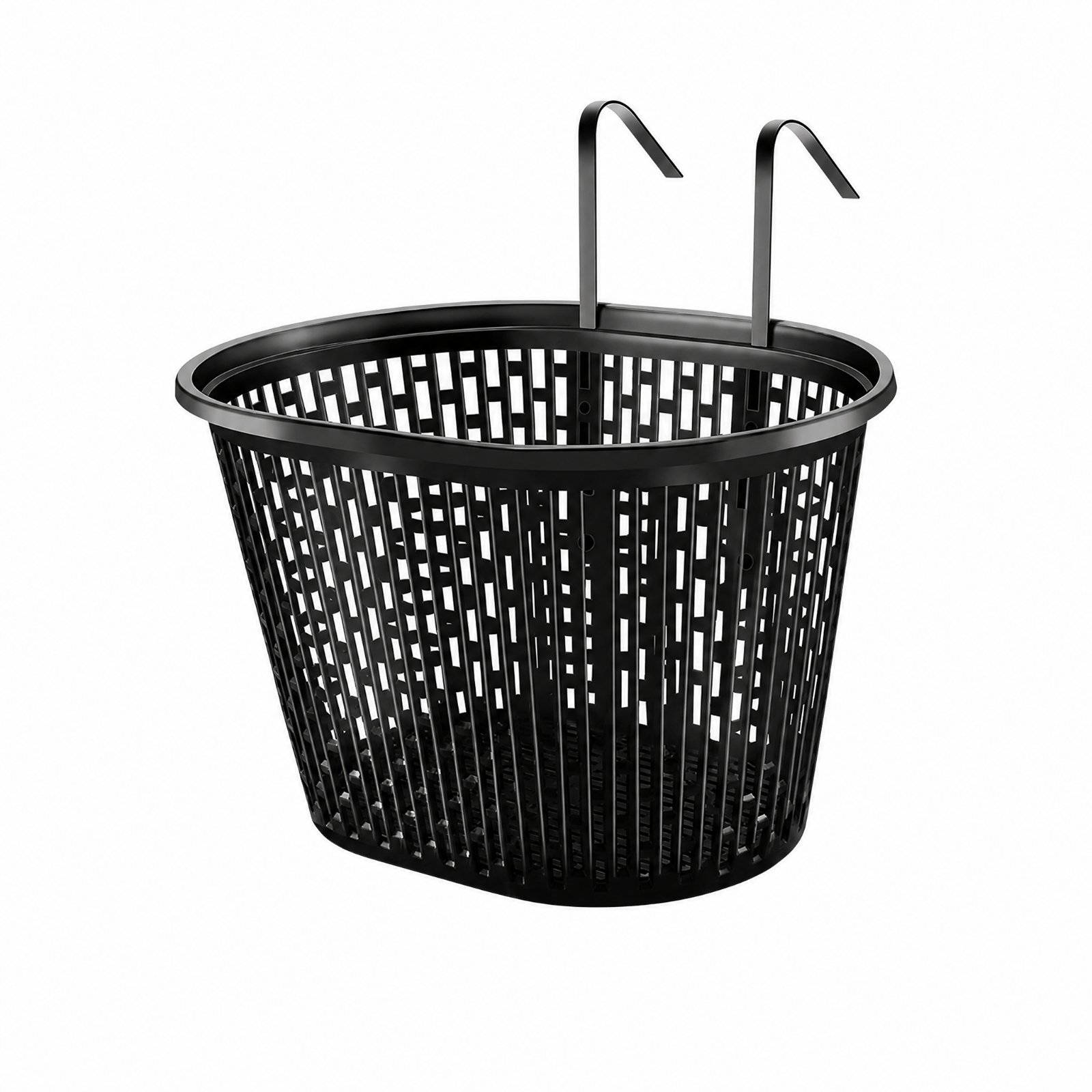 Front-Mounted Bike Basket – Black