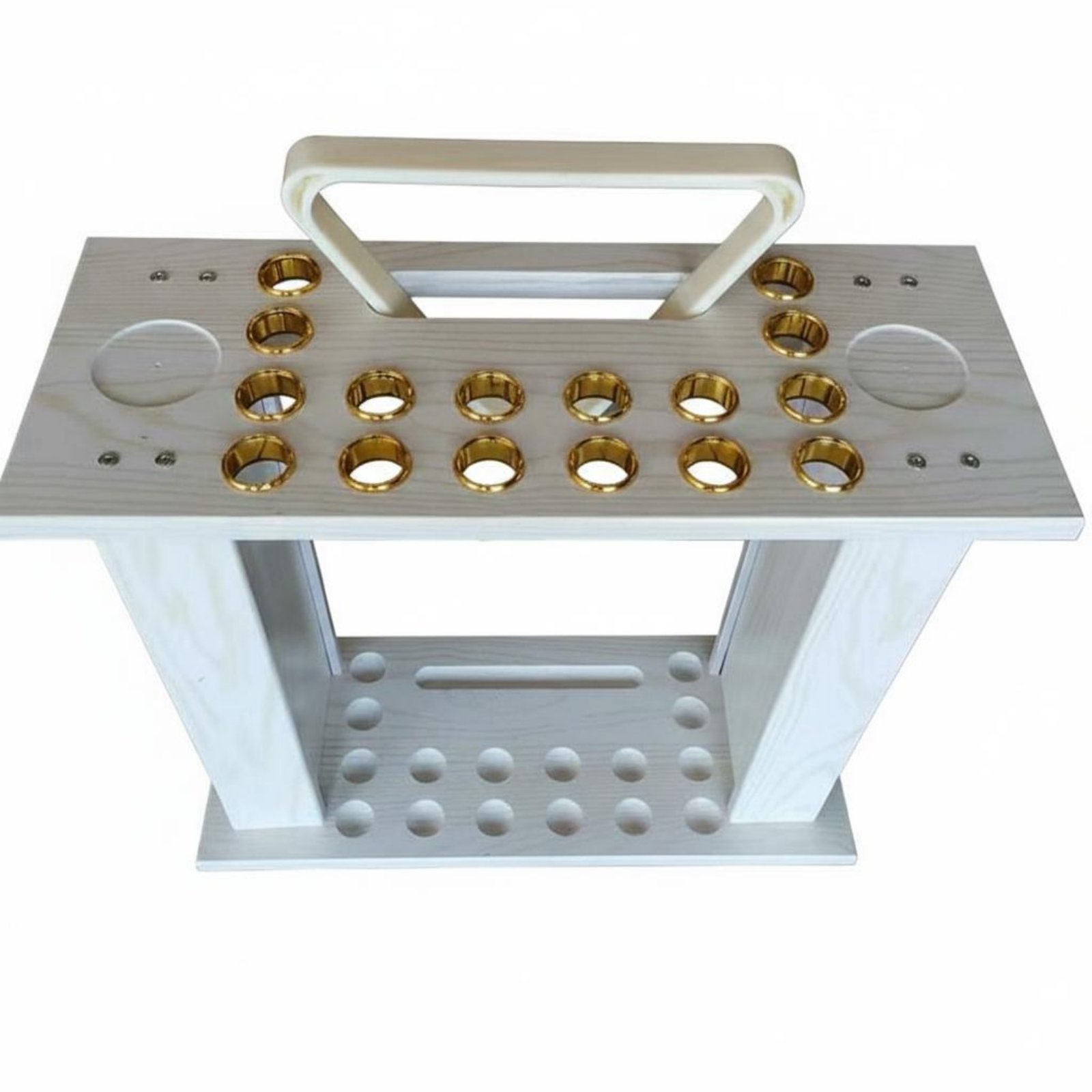 16-Hole Floor Cue Rack