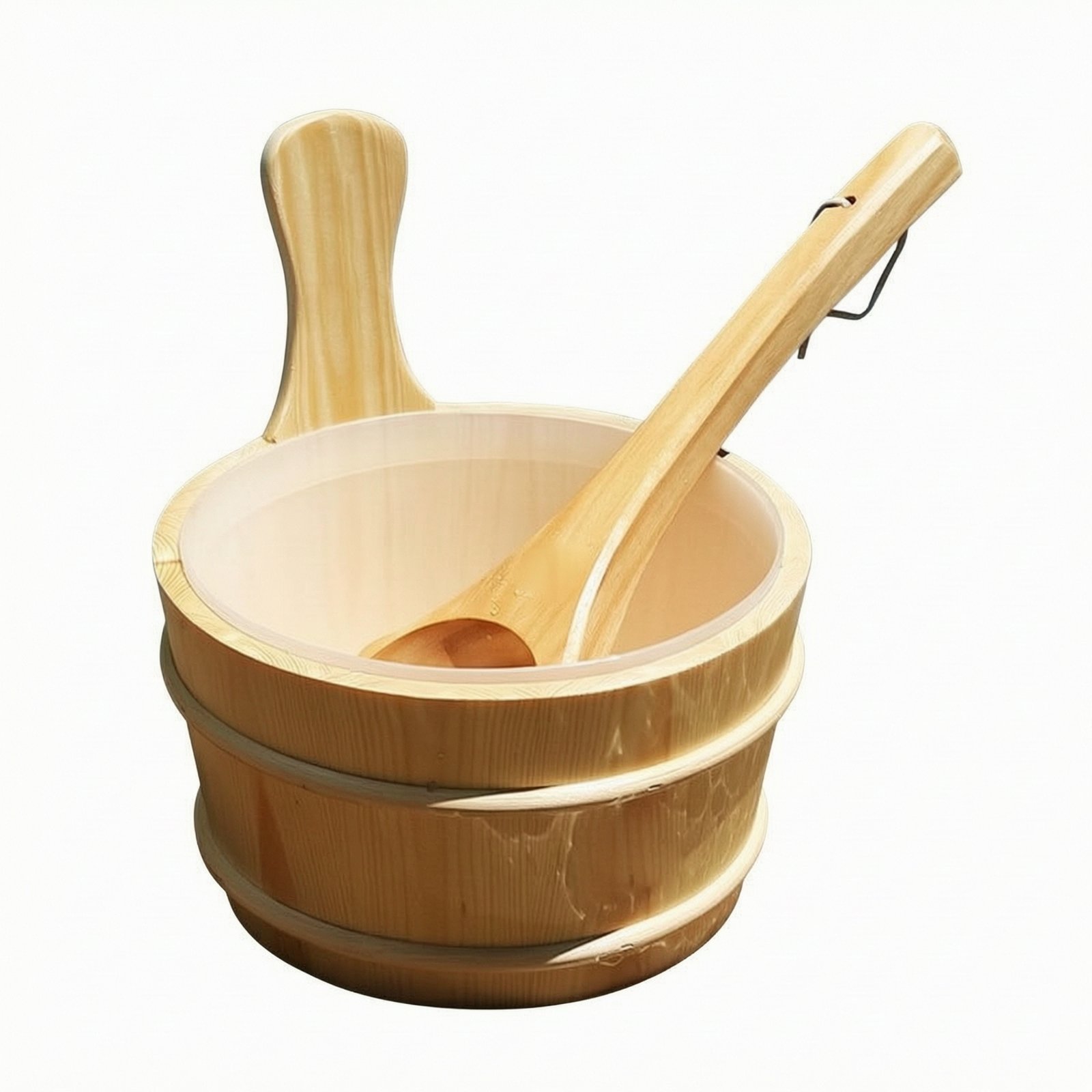 Sauna Bucket and Ladle Fir