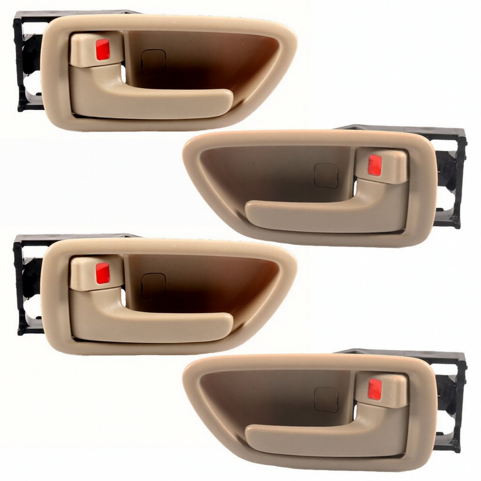 4-Piece Inside Door Handle with Mounting Frame