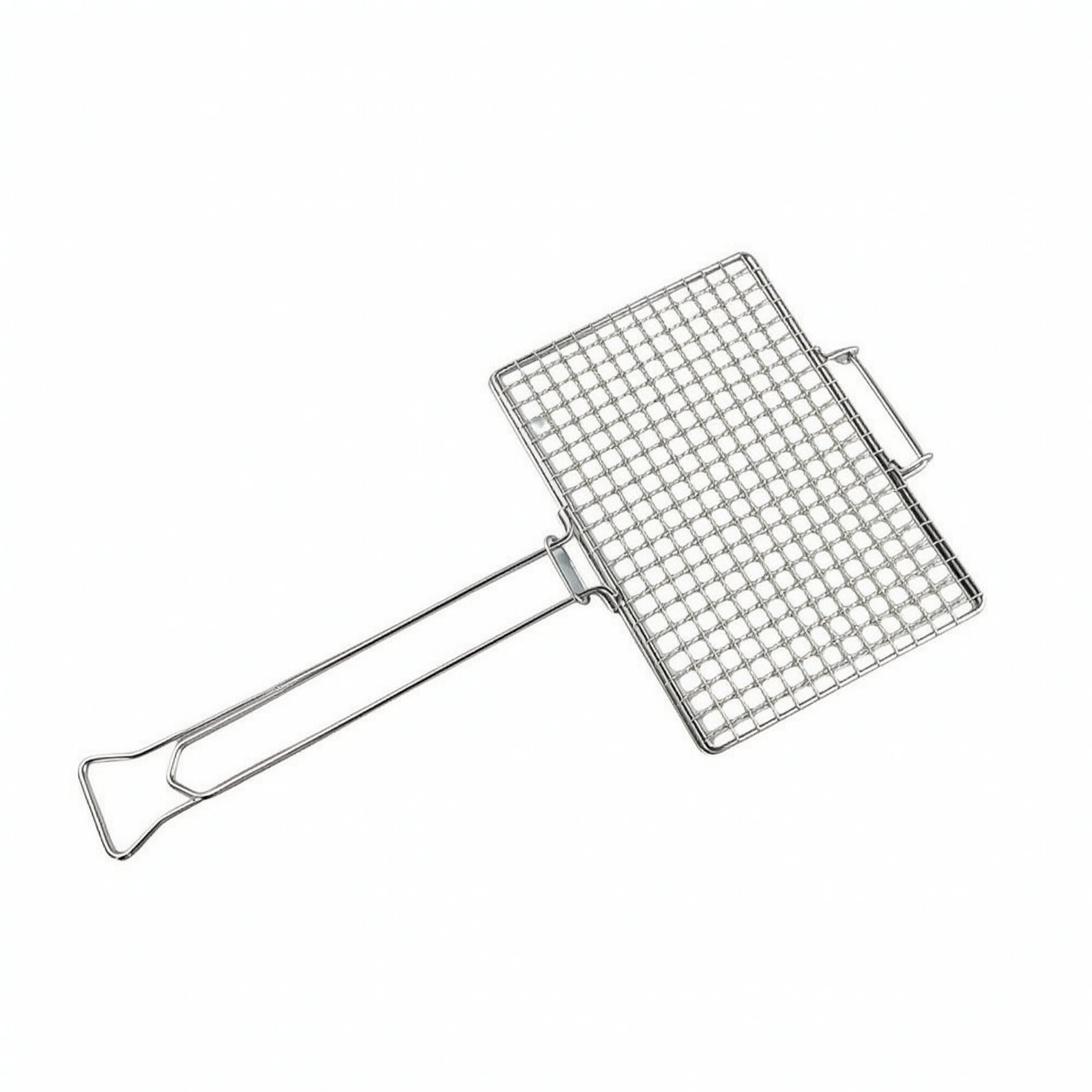 Stainless Steel Grill Basket – Small Square Grid, 30 20cm