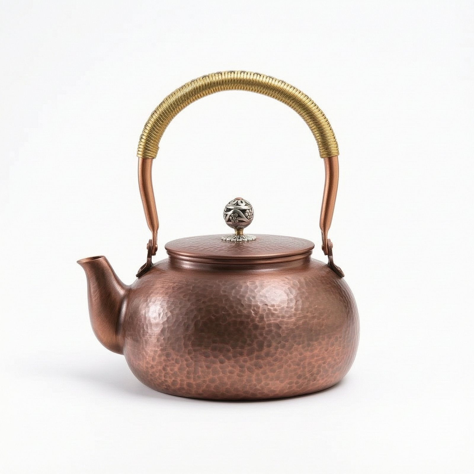 Hammered Copper Teapot