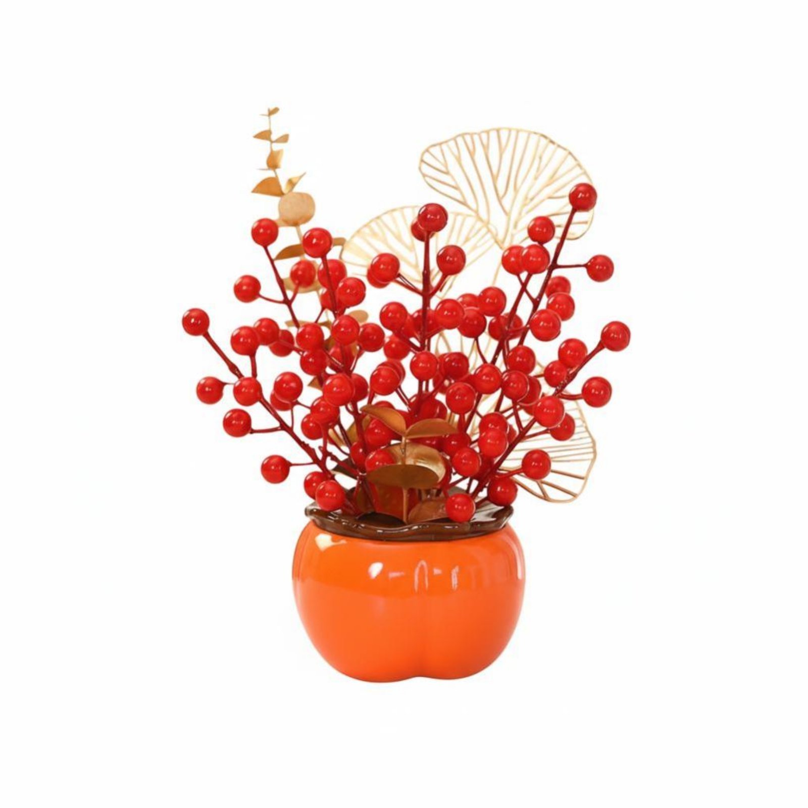 Persimmon Blessing Figurine