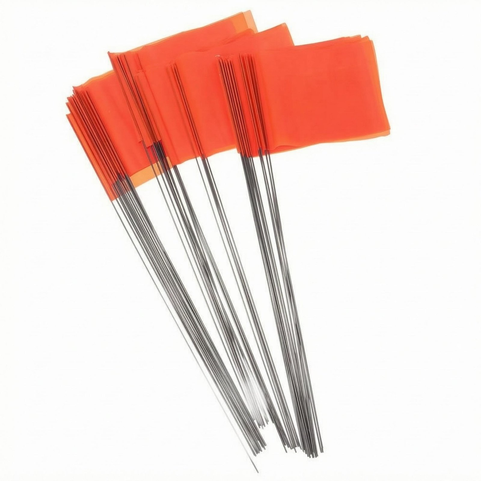 50-Piece Orange Marking Flags