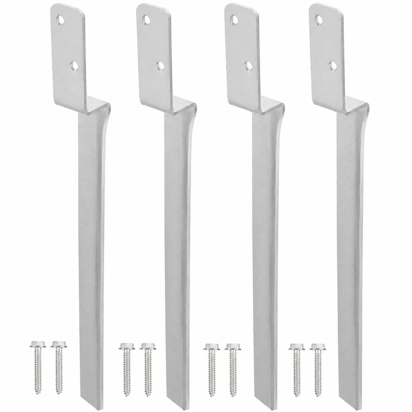 4-Piece Galvanized Steel Ground Anchor