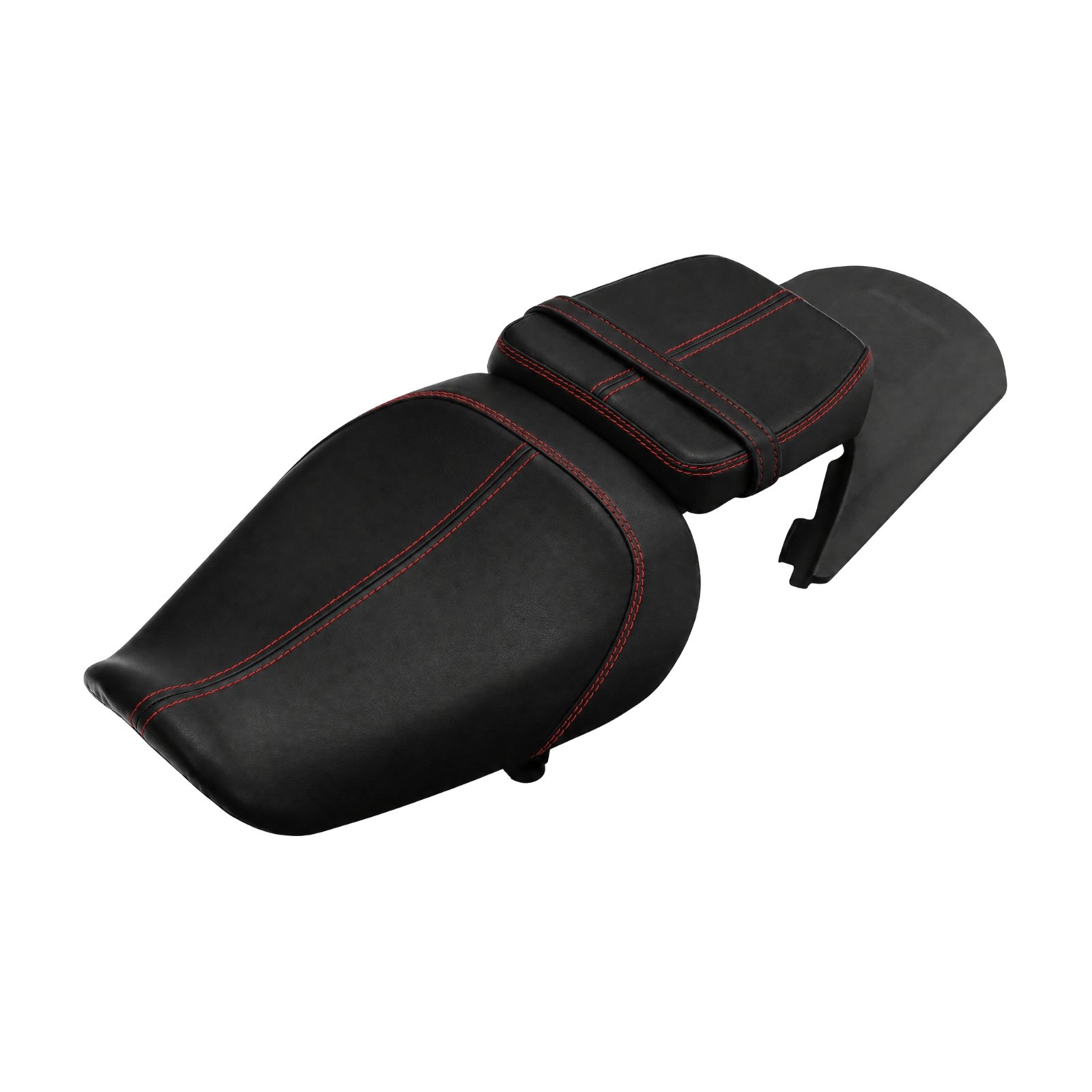 Motorcycle Seat Assembly Black Stitched Seat