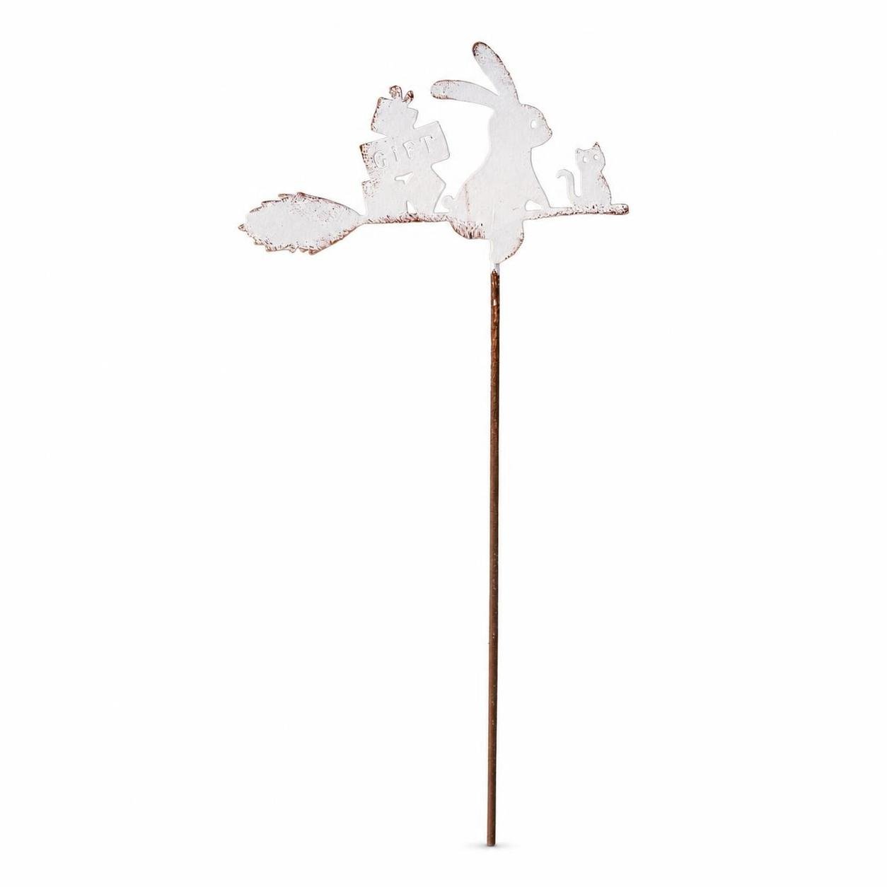 Iron Art Rabbit Bicycle Plug-In