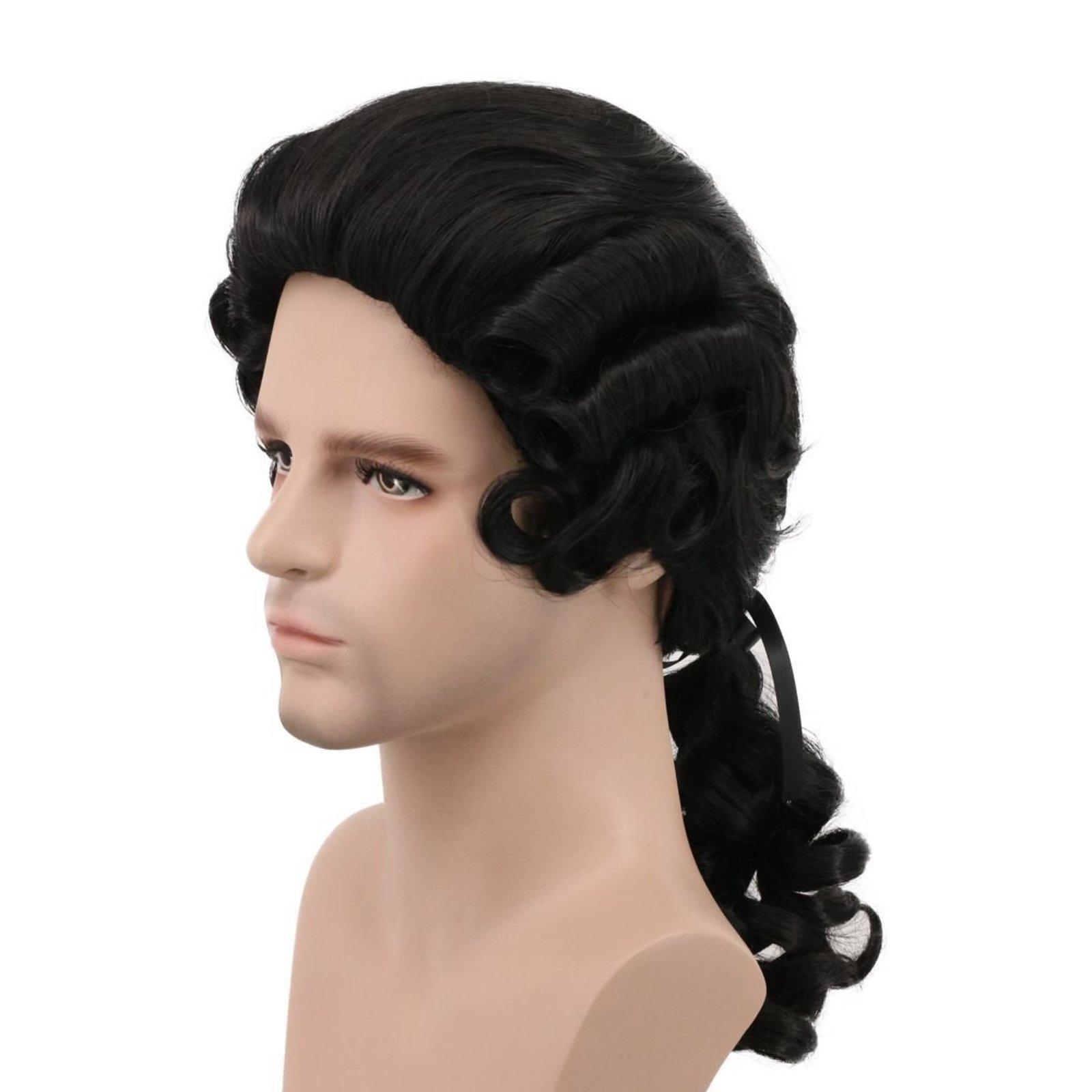 Set of 4 Judge Hairpiece Synthetic Fiber