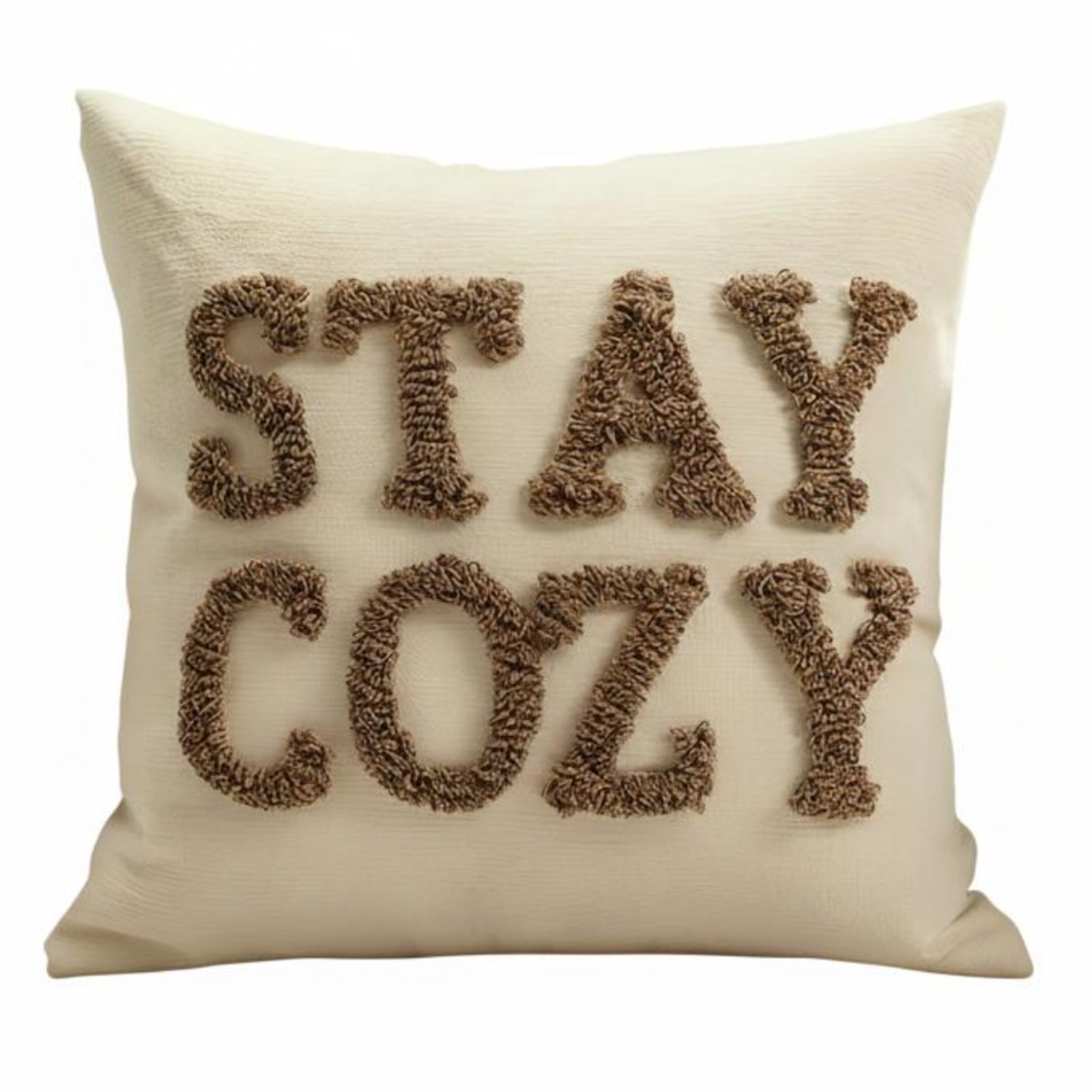 Chenille Embroidered Pillow Cover