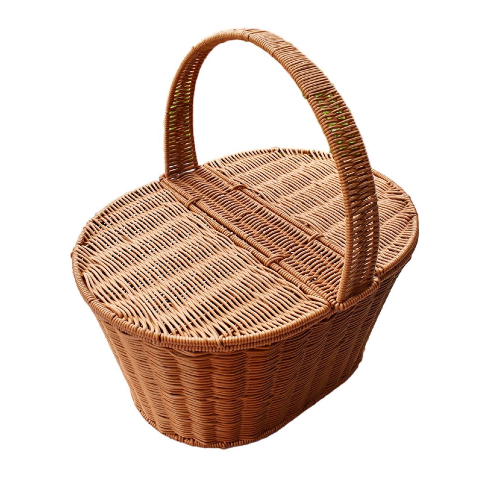 Picnic Basket with Lid