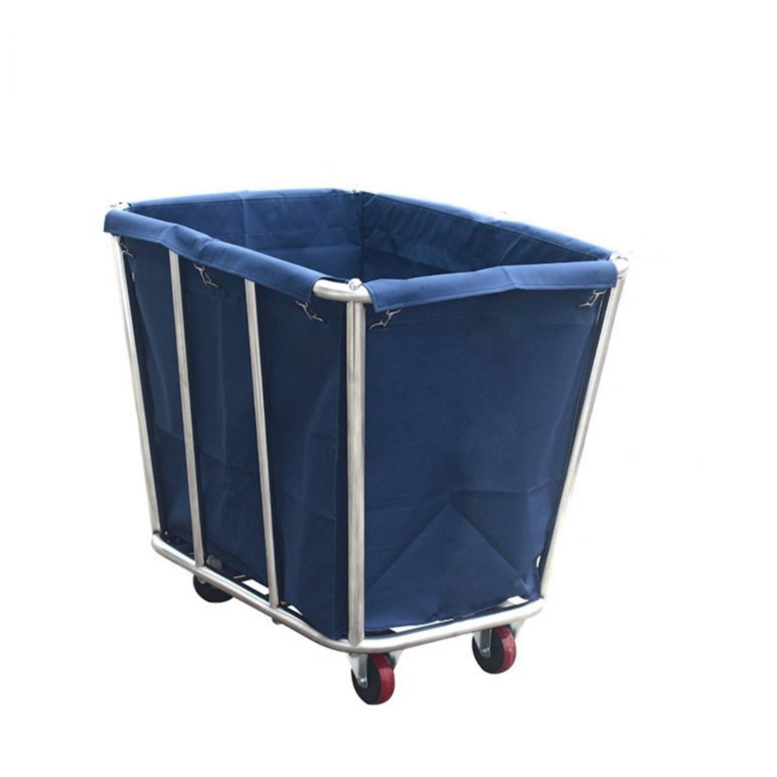 Stainless Steel Laundry Cart – Blue