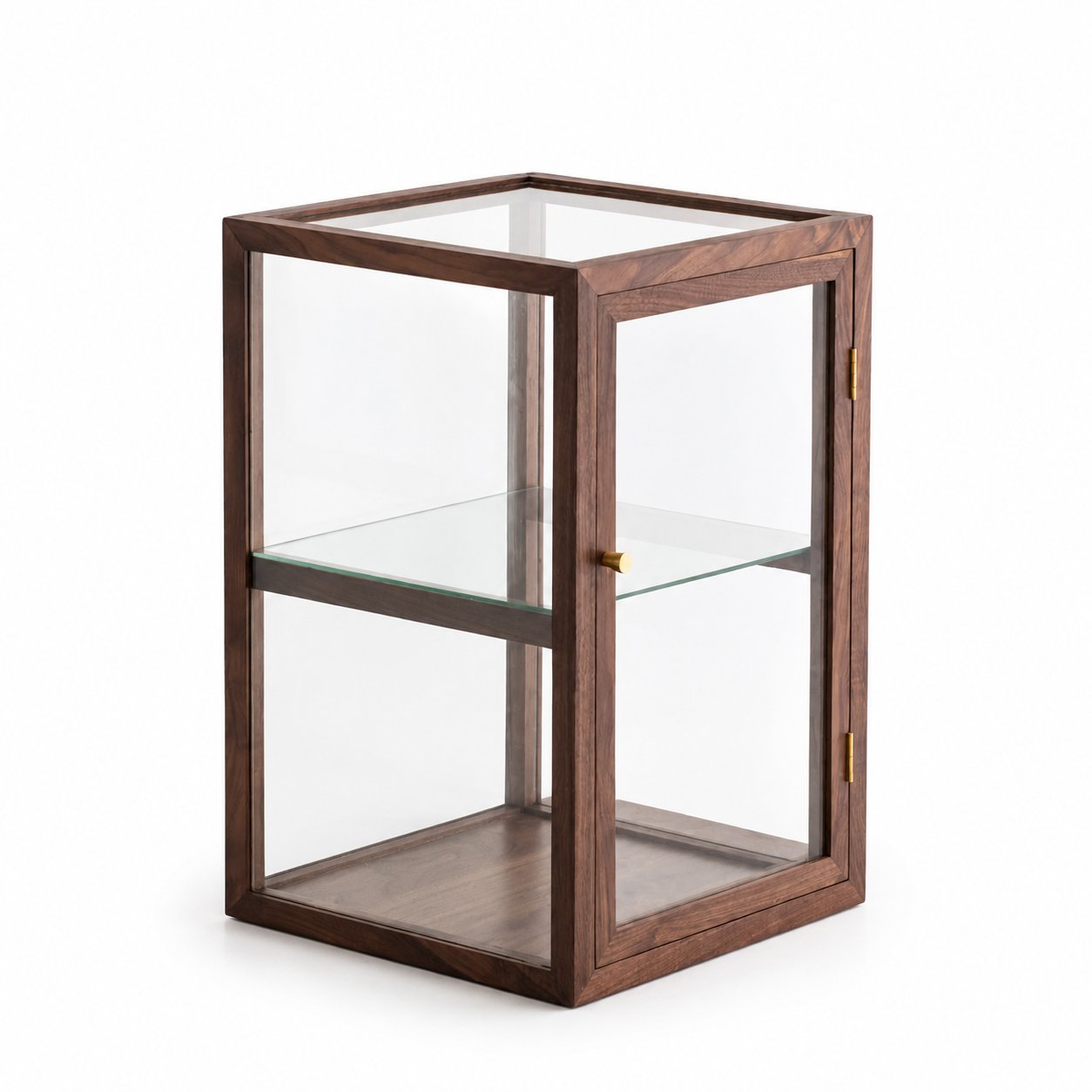 Black Walnut Display Cabinet
