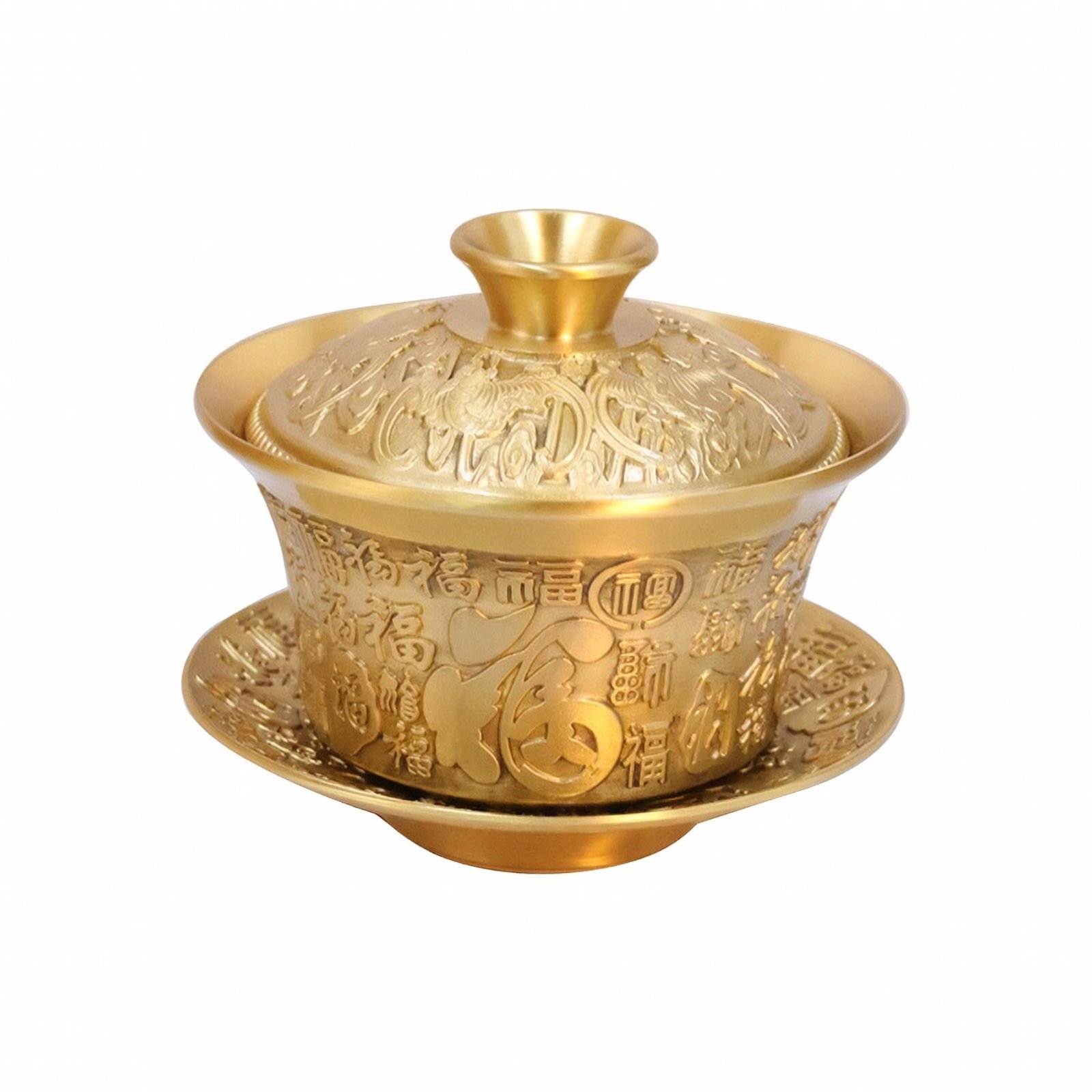 Metal Tea Bowl with Lid