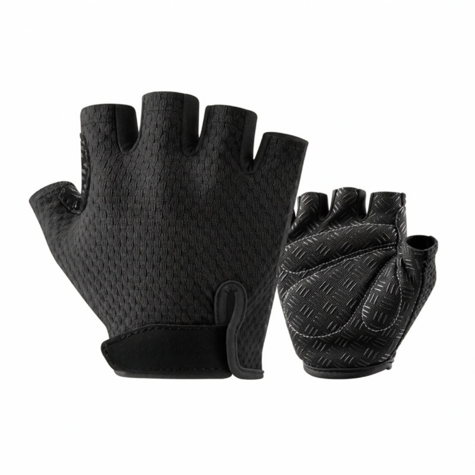 Half-Finger Bike Gloves Padded Palm