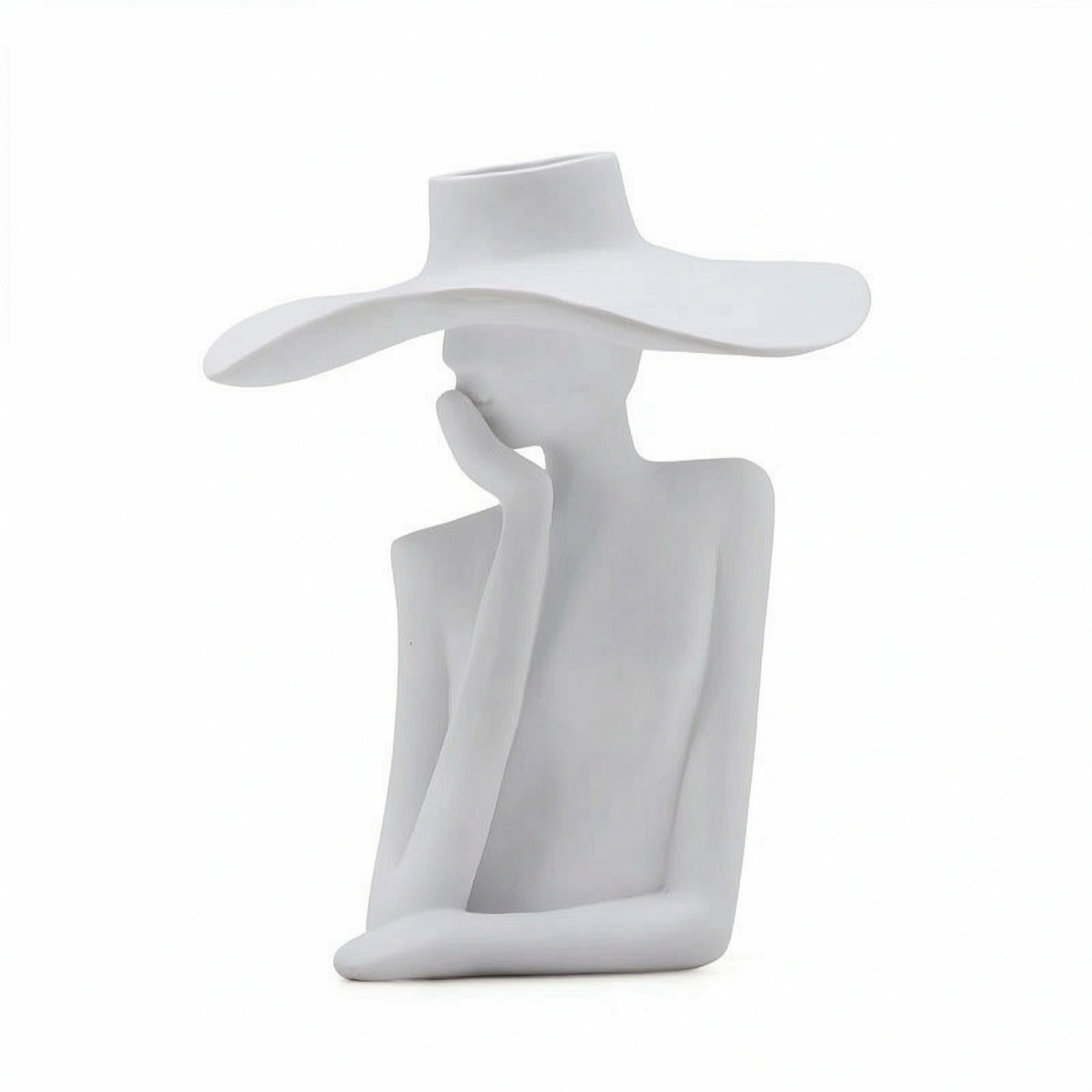 Hollow-Top Abstract Vase