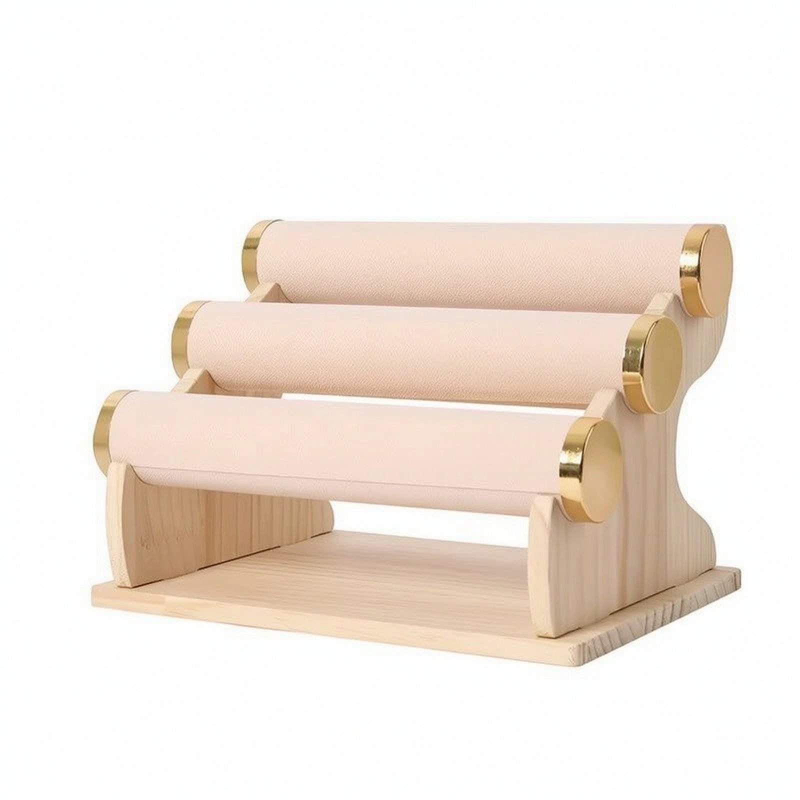 Three-Tier Jewelry Display Rack – Beige