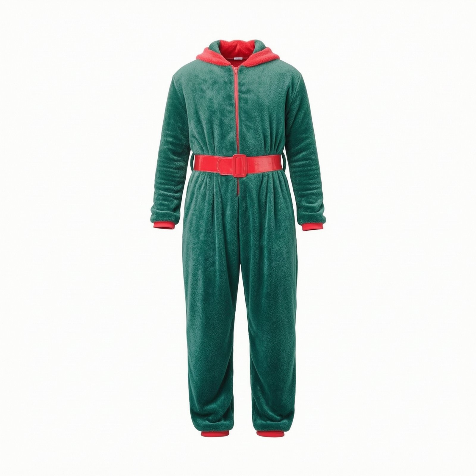 Zippered Hooded Jumpsuit Costume