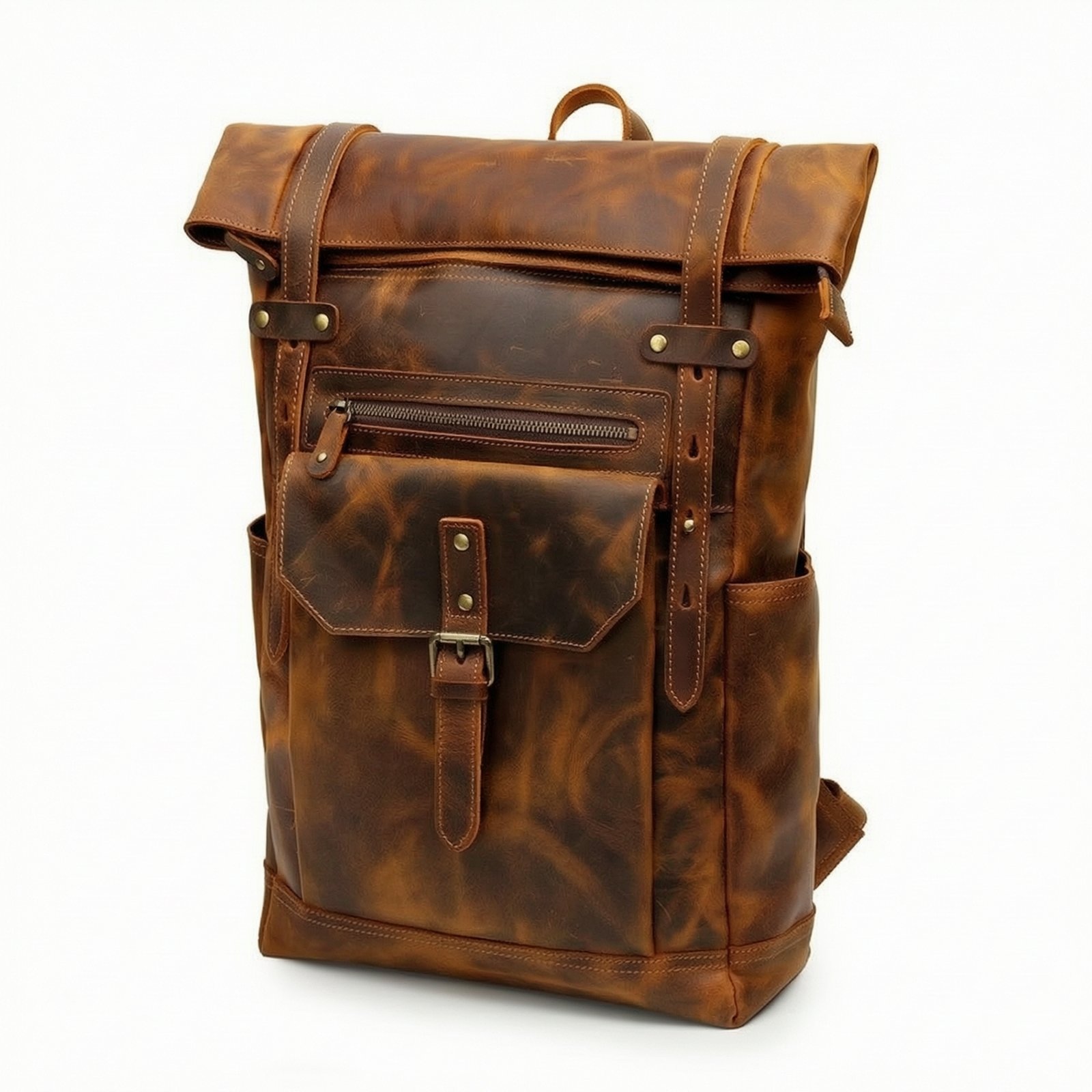 Roll-Top Laptop Backpack