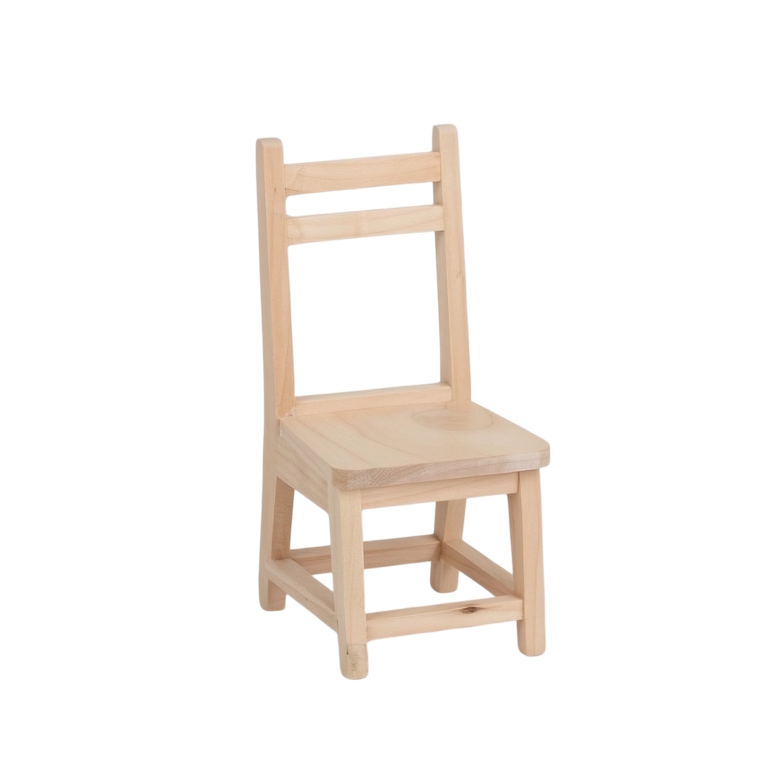 Wooden Dollhouse Chair