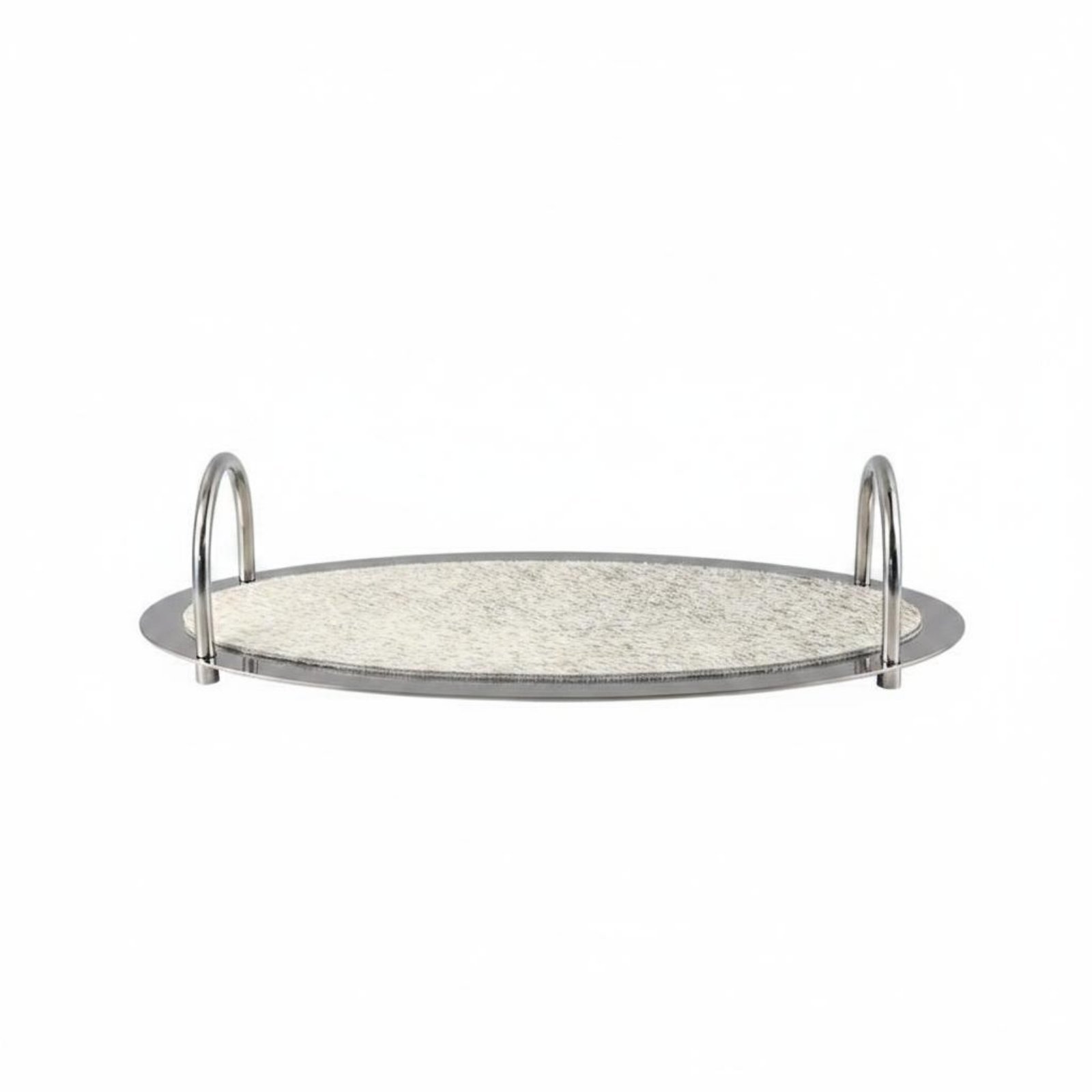 Stainless Steel Decorative Tray – Gray