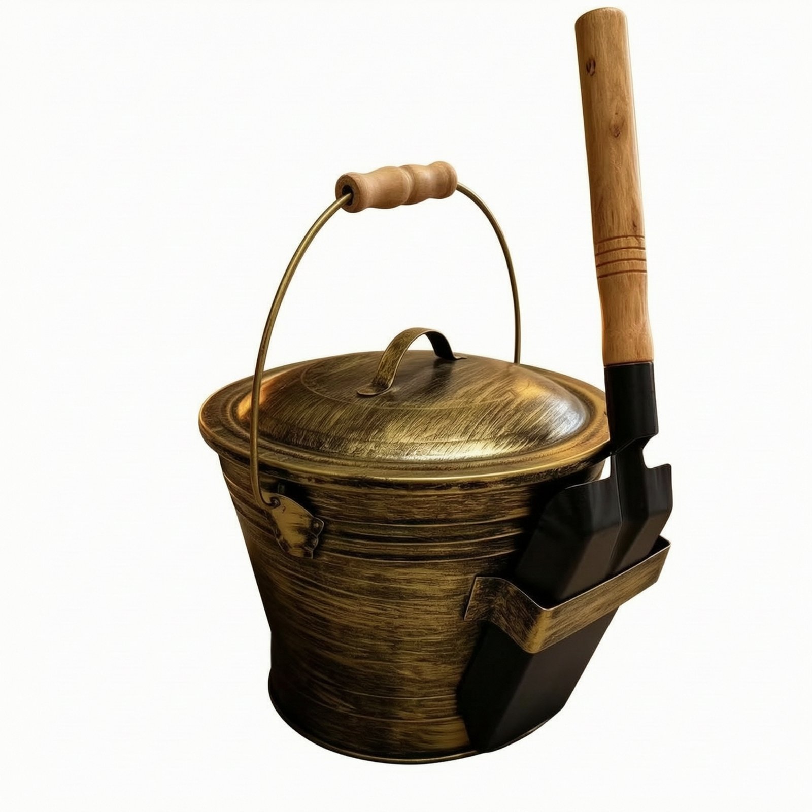 Fireplace Ash Bucket with Lid – Bucket-shovel