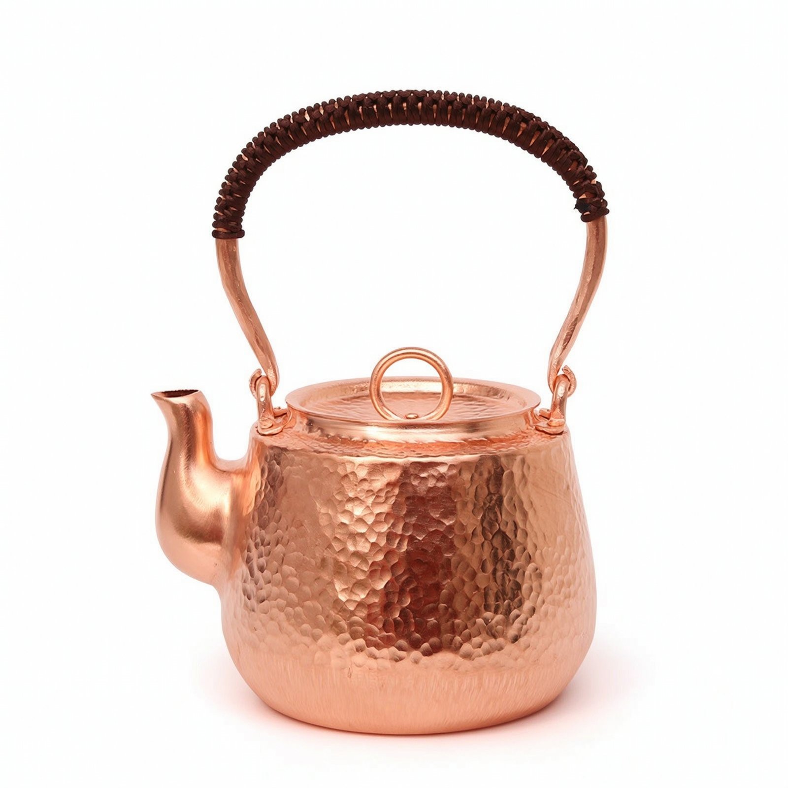 Hammered Copper Tea Kettle