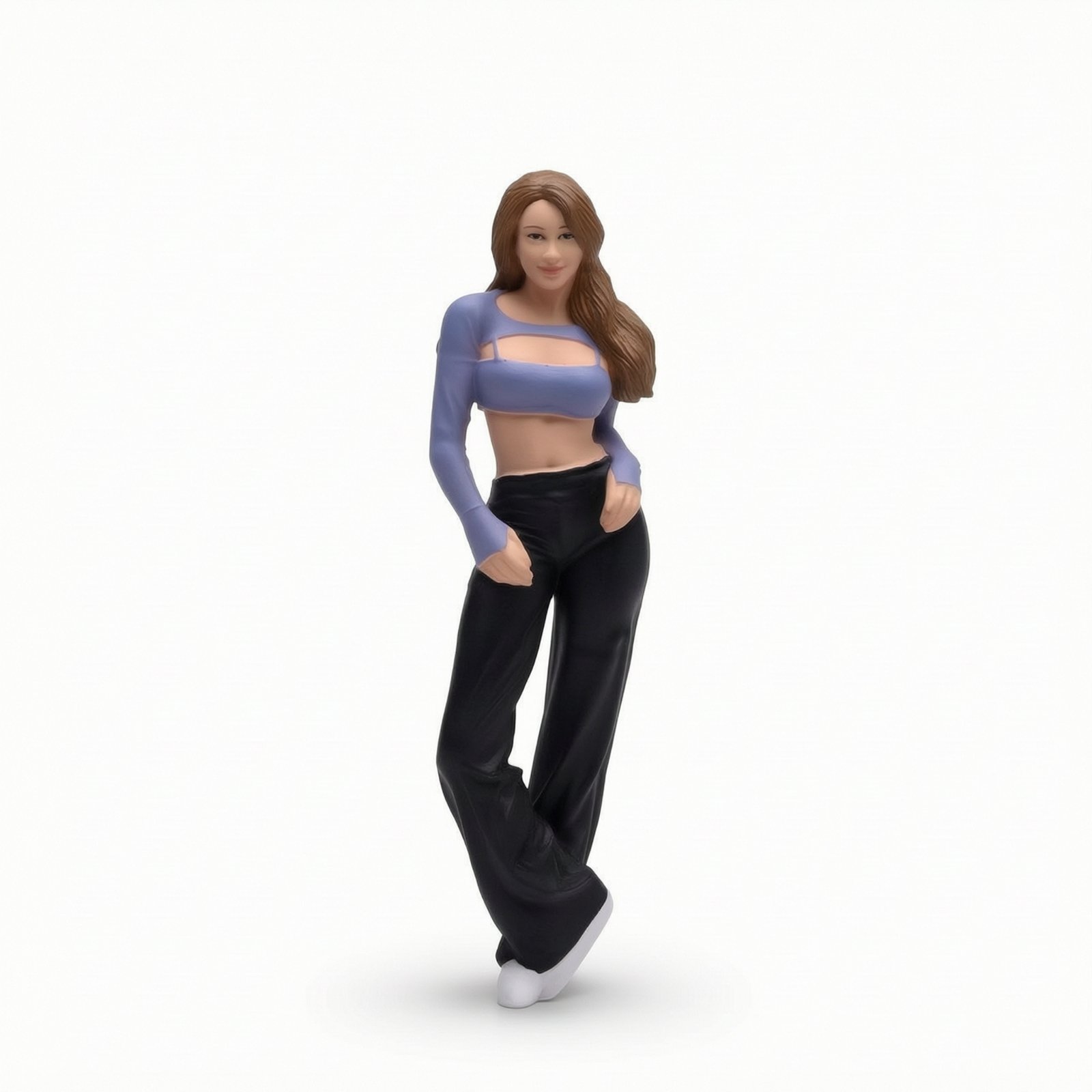 Hand-Painted Woman Figurine – 1-24 Scale