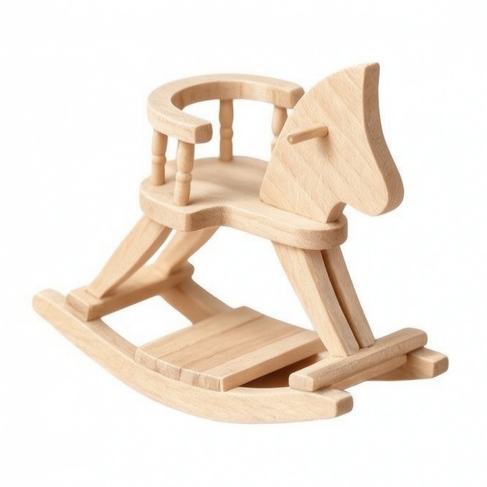 Miniature Wooden Rocking Horse