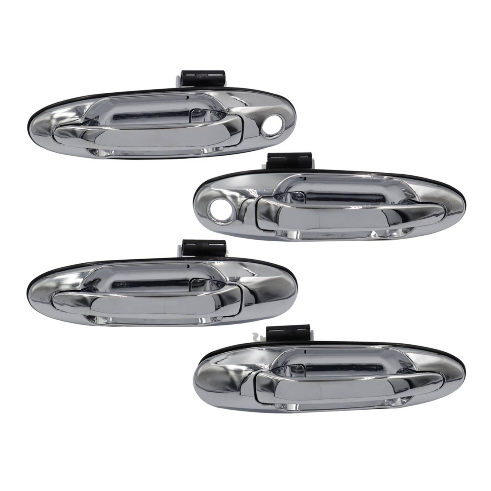 4-Piece Exterior Door Handle with Keyhole