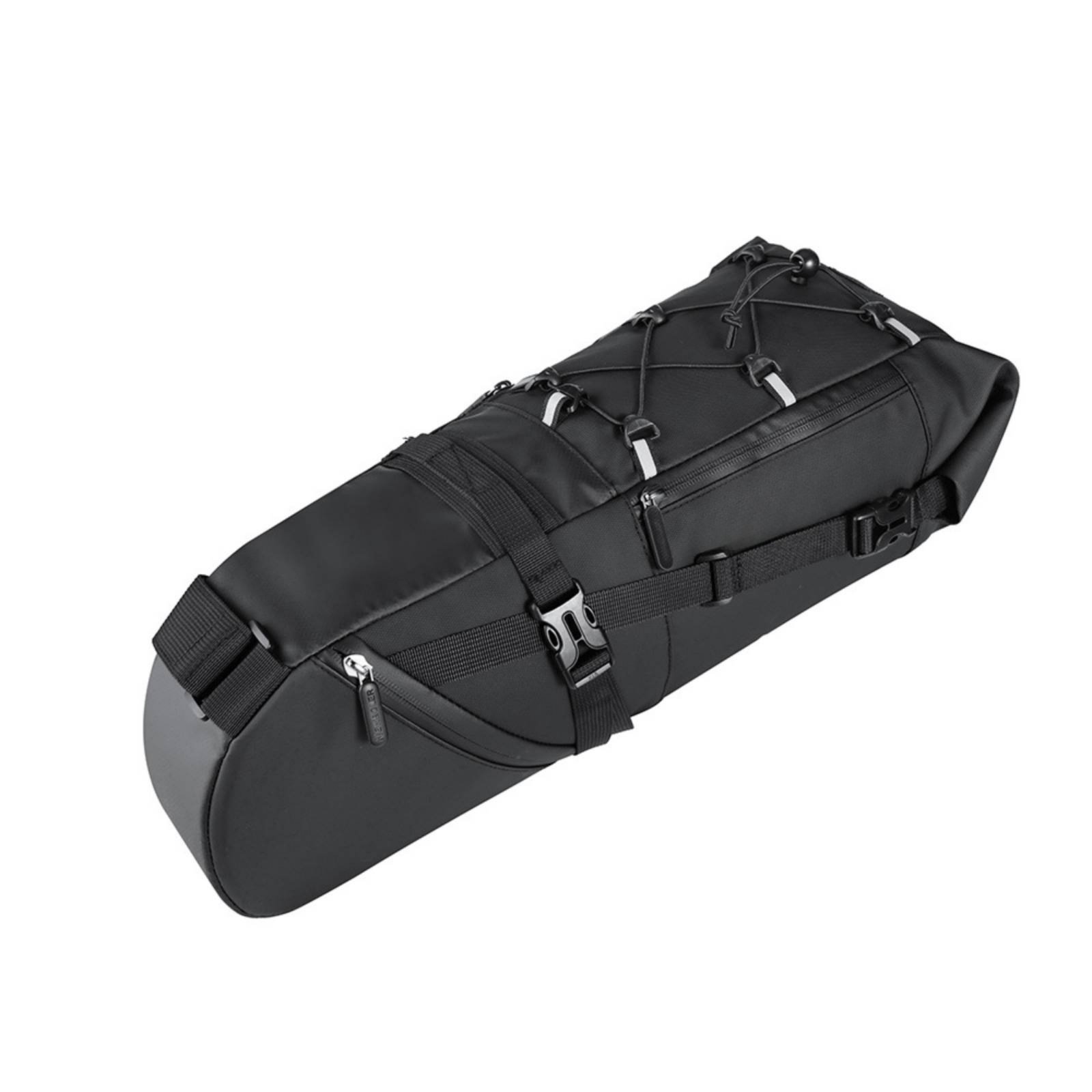Bike Rear Rack Bag with Elastic Cord