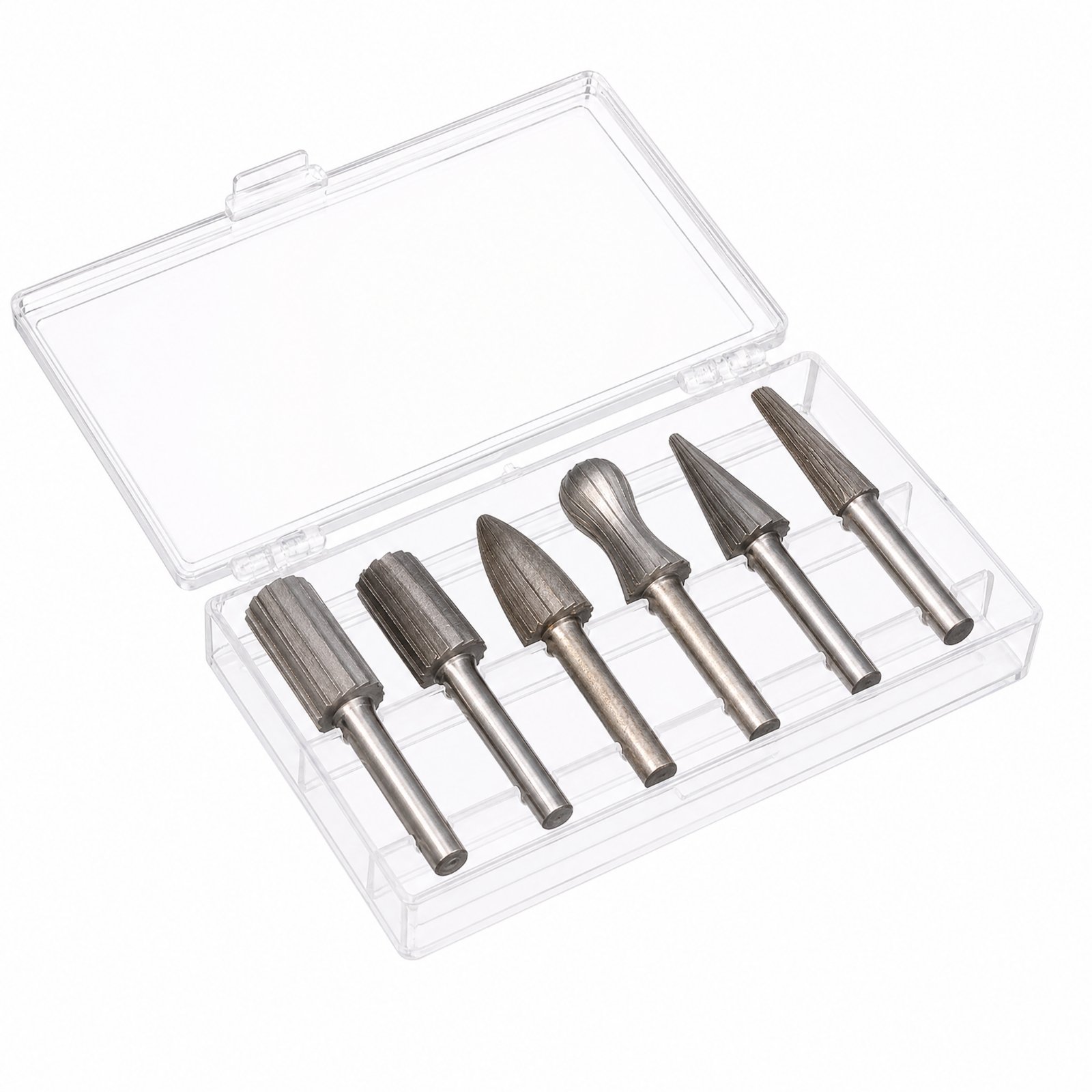 6-Piece High-Speed Steel Rotary Burr Set