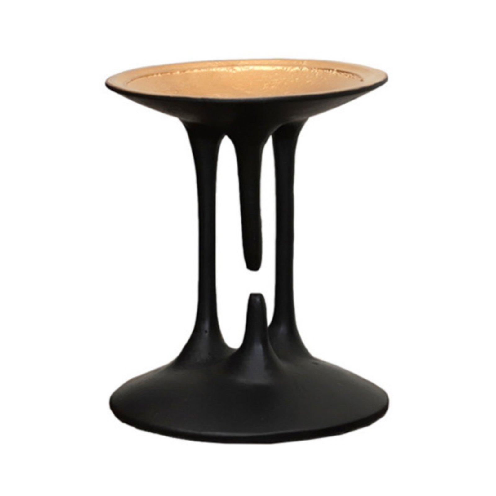 Black and Gold Candle Holder