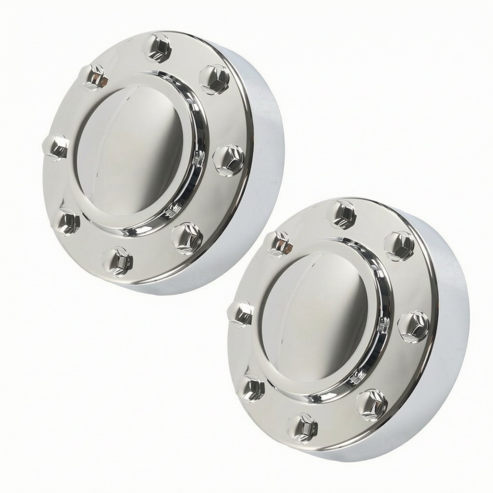 2-Piece Front Wheel Hub Cap